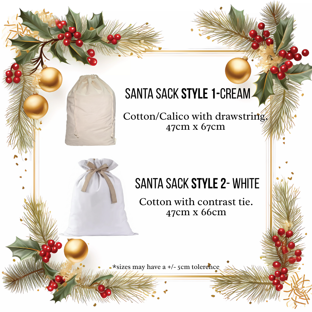 Magical Christmas Delivery, Personalised Santa Sack