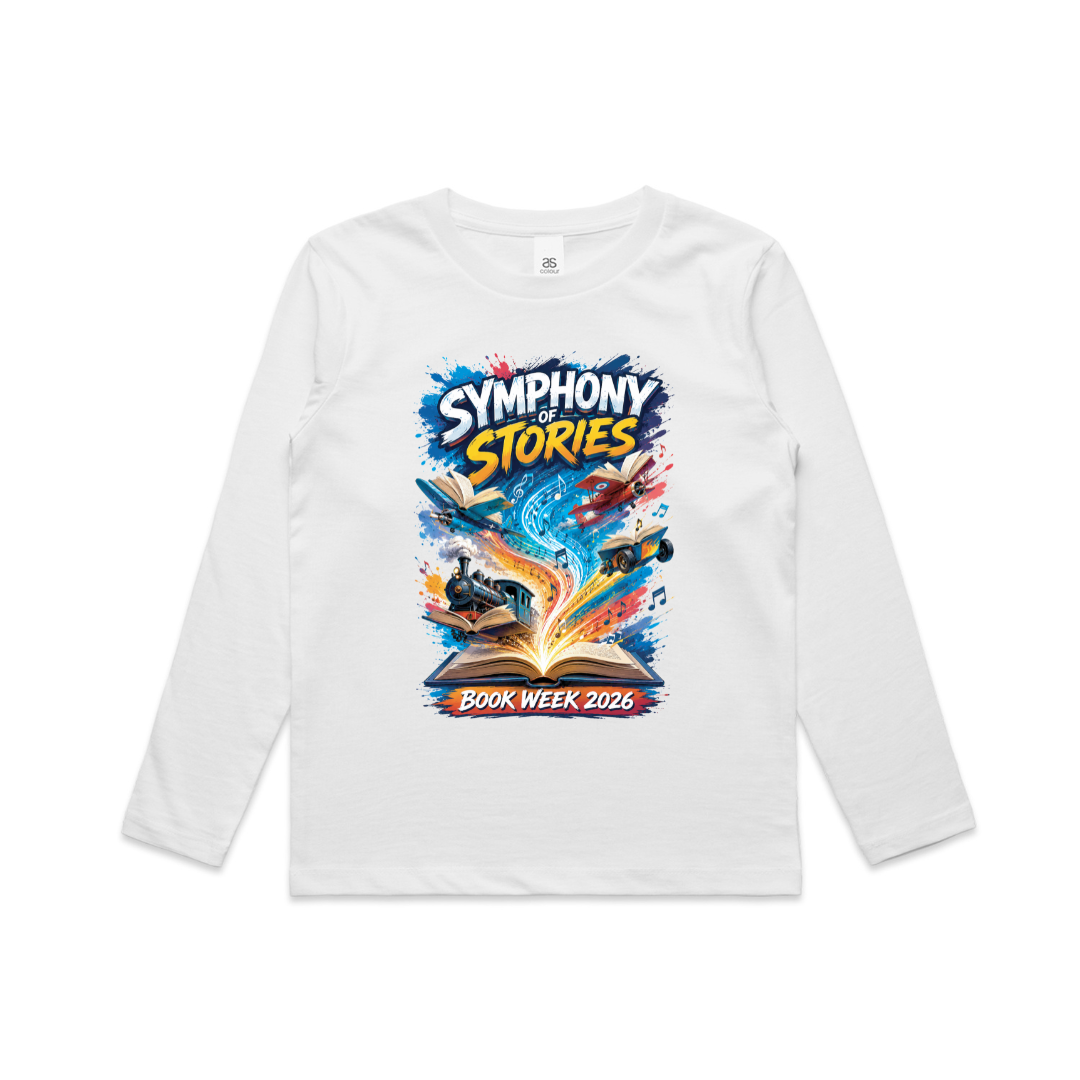 Book Week 2026 Trains and Planes – Symphony Of Stories Adventure Shirt