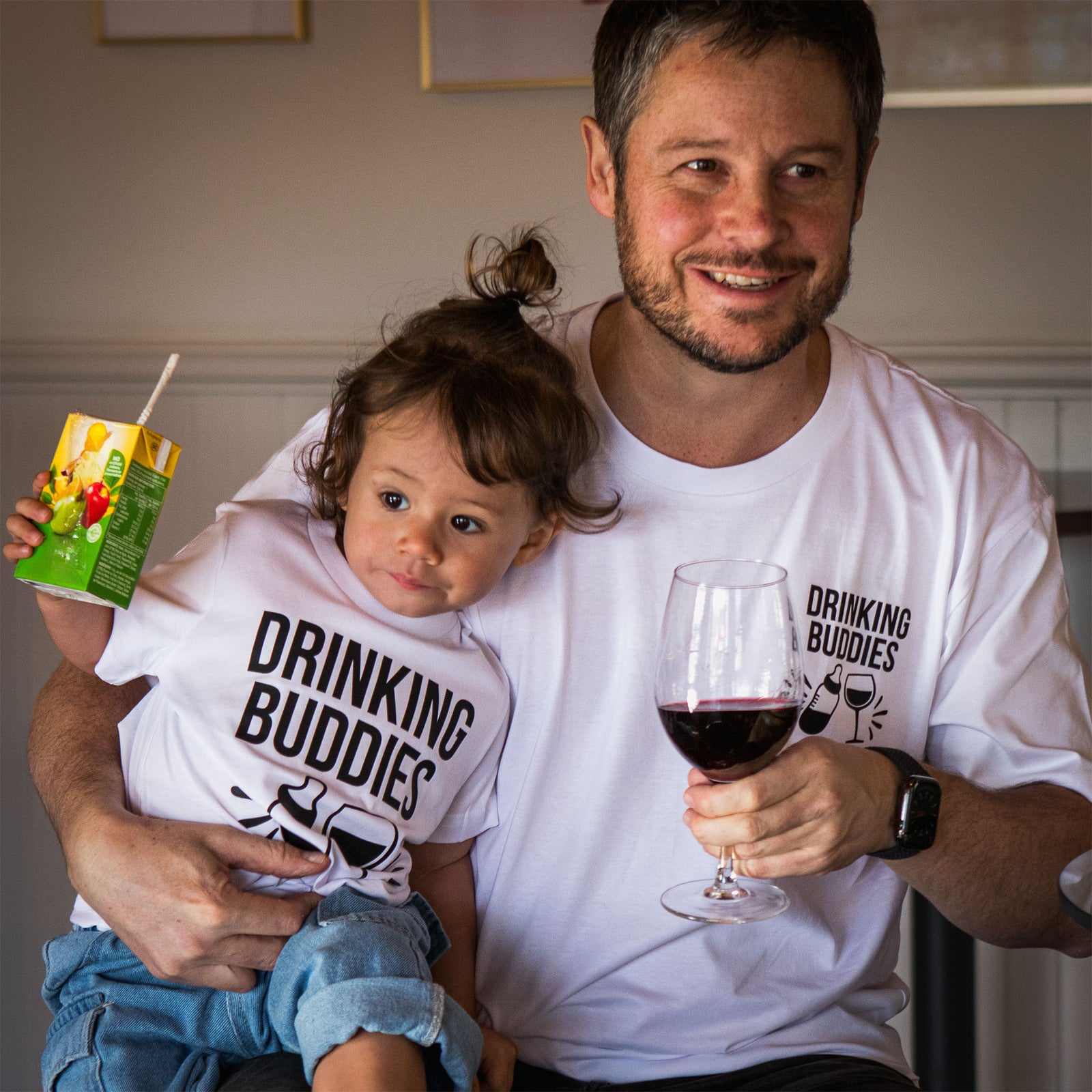 Drinking Buddies, Wine & Bottle (MORE COLOURS & STYLES)