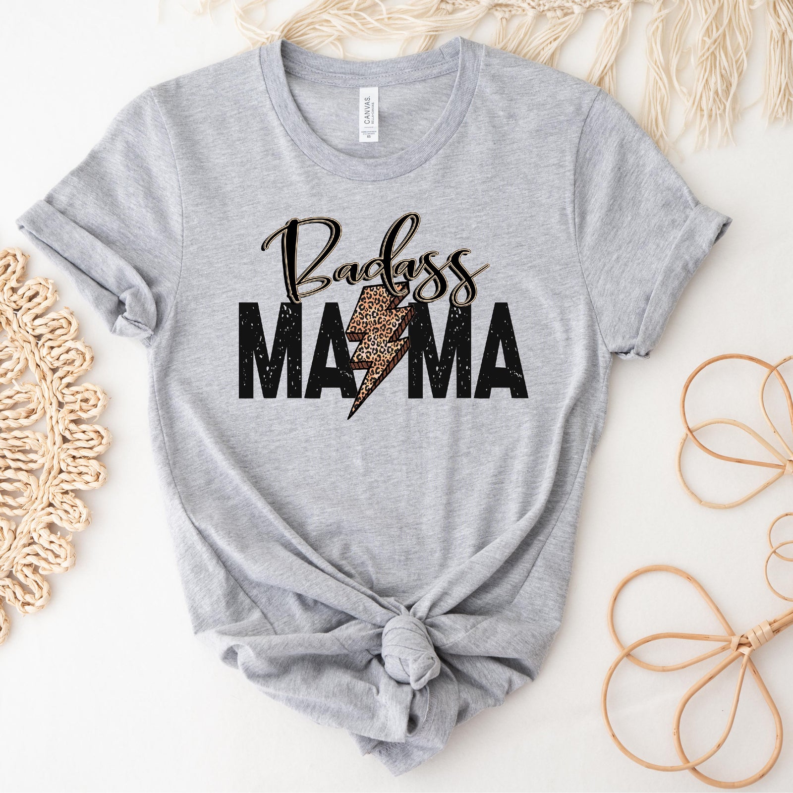 Badass Mama Shirt | Funny Mum T-Shirt | Mother’s Day Gift | Lightning Bolt Graphic Tee Australia
