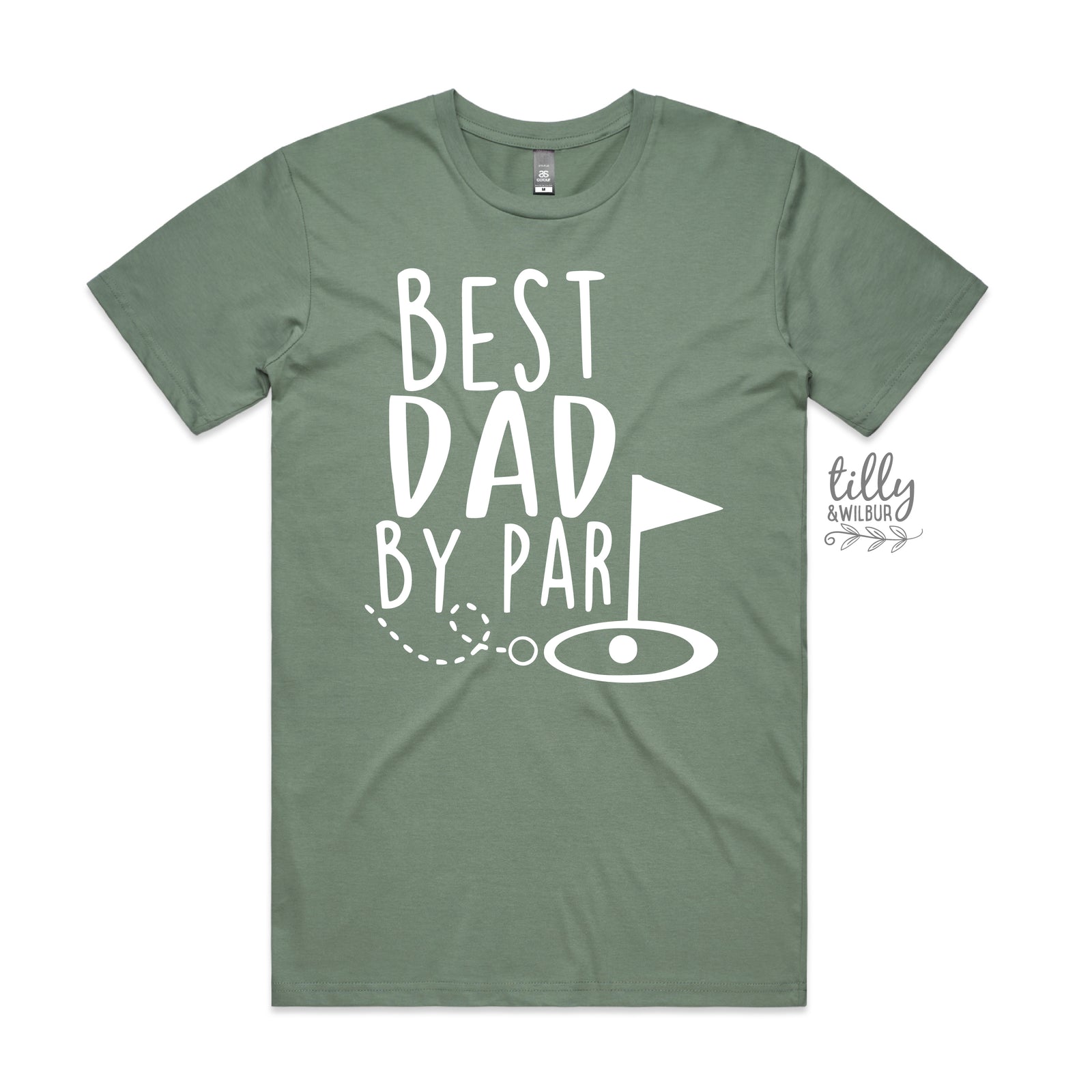 Best Dad By Par Tee - Funny Golf Dad Shirt for Father's Day