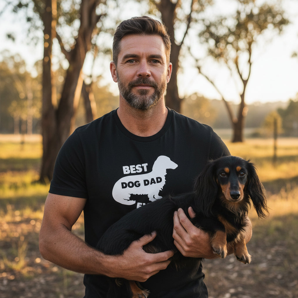 Best Dog Dad Ever Shirt | Funny Dog Dad Gift | Father’s Day Shirt Dog Lover Gift Australia