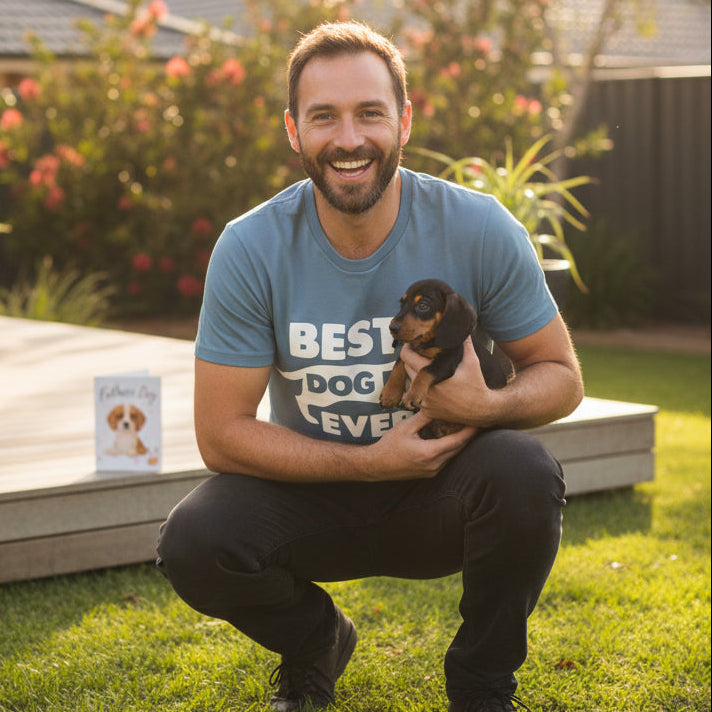 Dachshund Dad T-Shirt – Best Dog Dad Ever Sausage Dog Tee