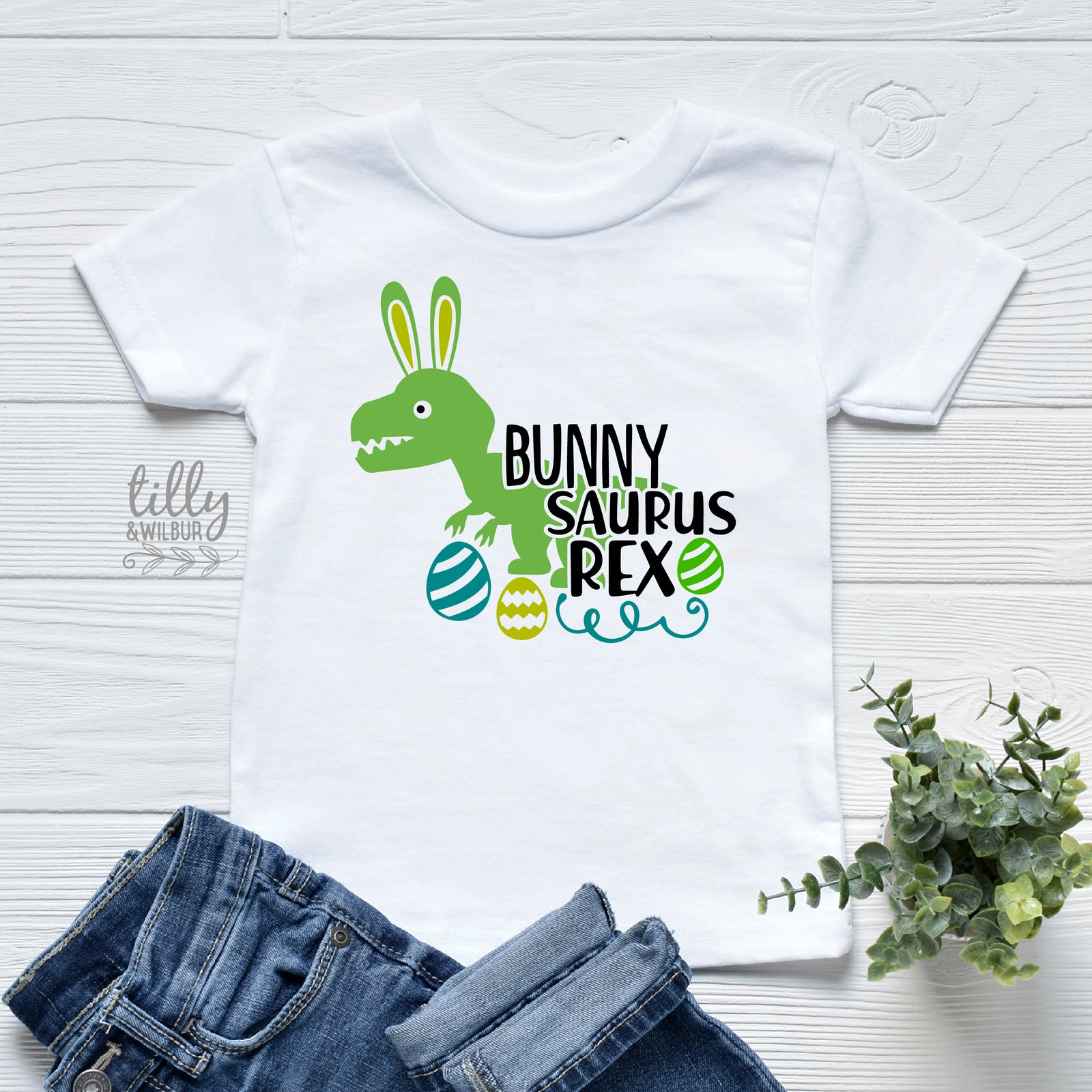 Bunny Saurus Rex Easter Shirt Australia | Dinosaur Easter Shirt Kids | Funny Easter Bunny Dino Tee