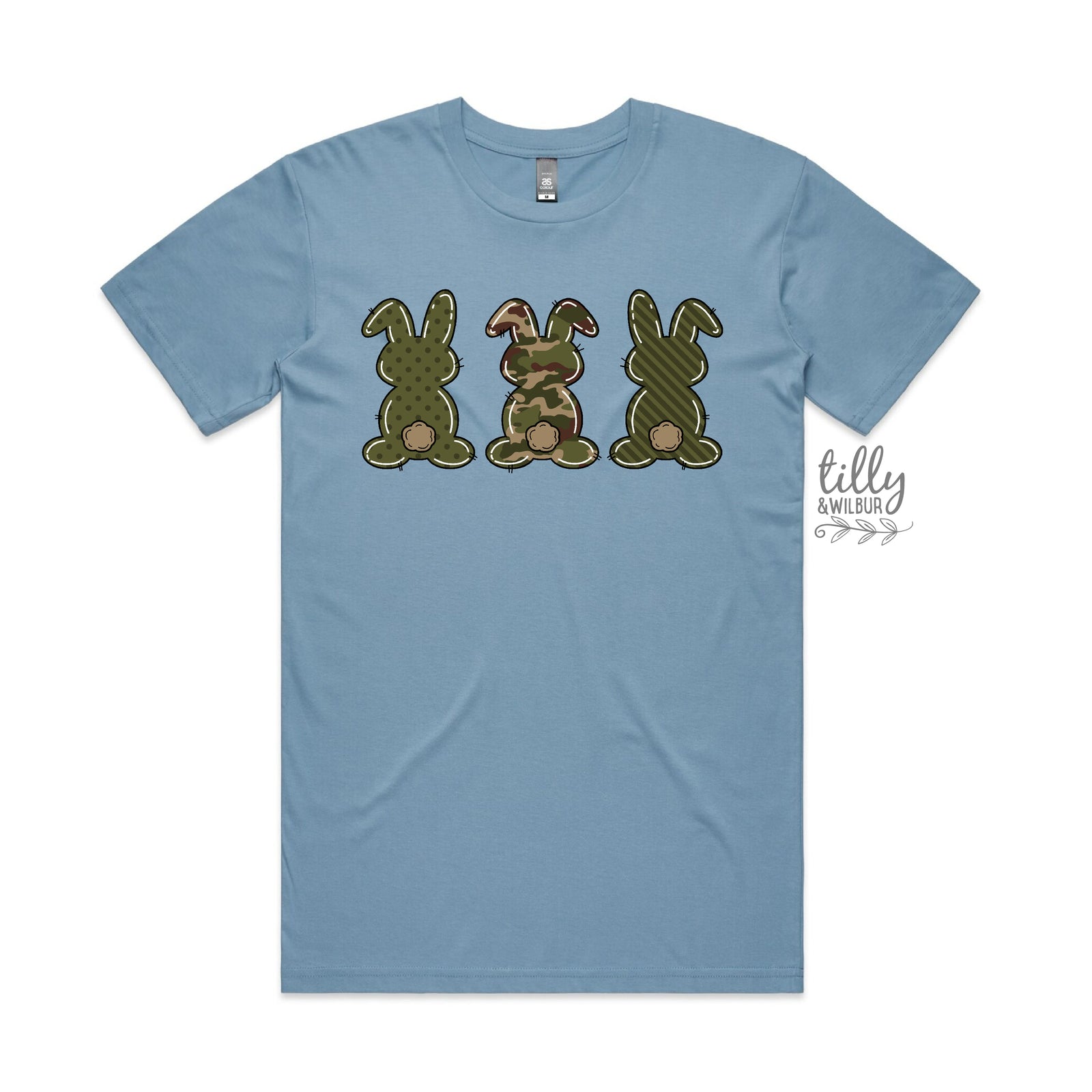 Mens Easter Bunny Shirt | Dad Easter Shirt | Camo Bunny Easter Shirt | Easter Egg Hunt Shirt for Men | Matching Family Easter Shirt