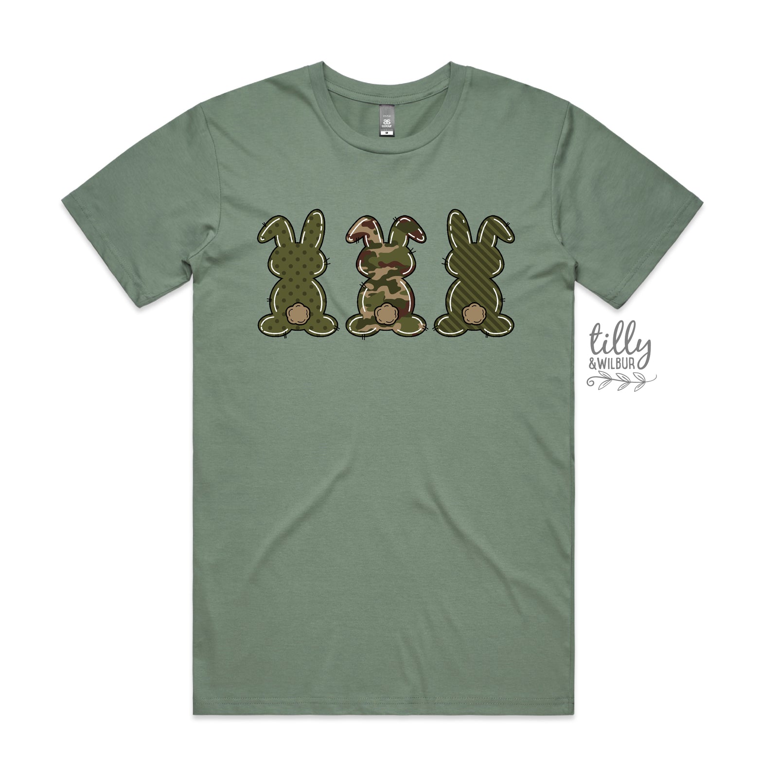 Mens Easter Bunny Shirt | Dad Easter Shirt | Camo Bunny Easter Shirt | Easter Egg Hunt Shirt for Men | Matching Family Easter Shirt