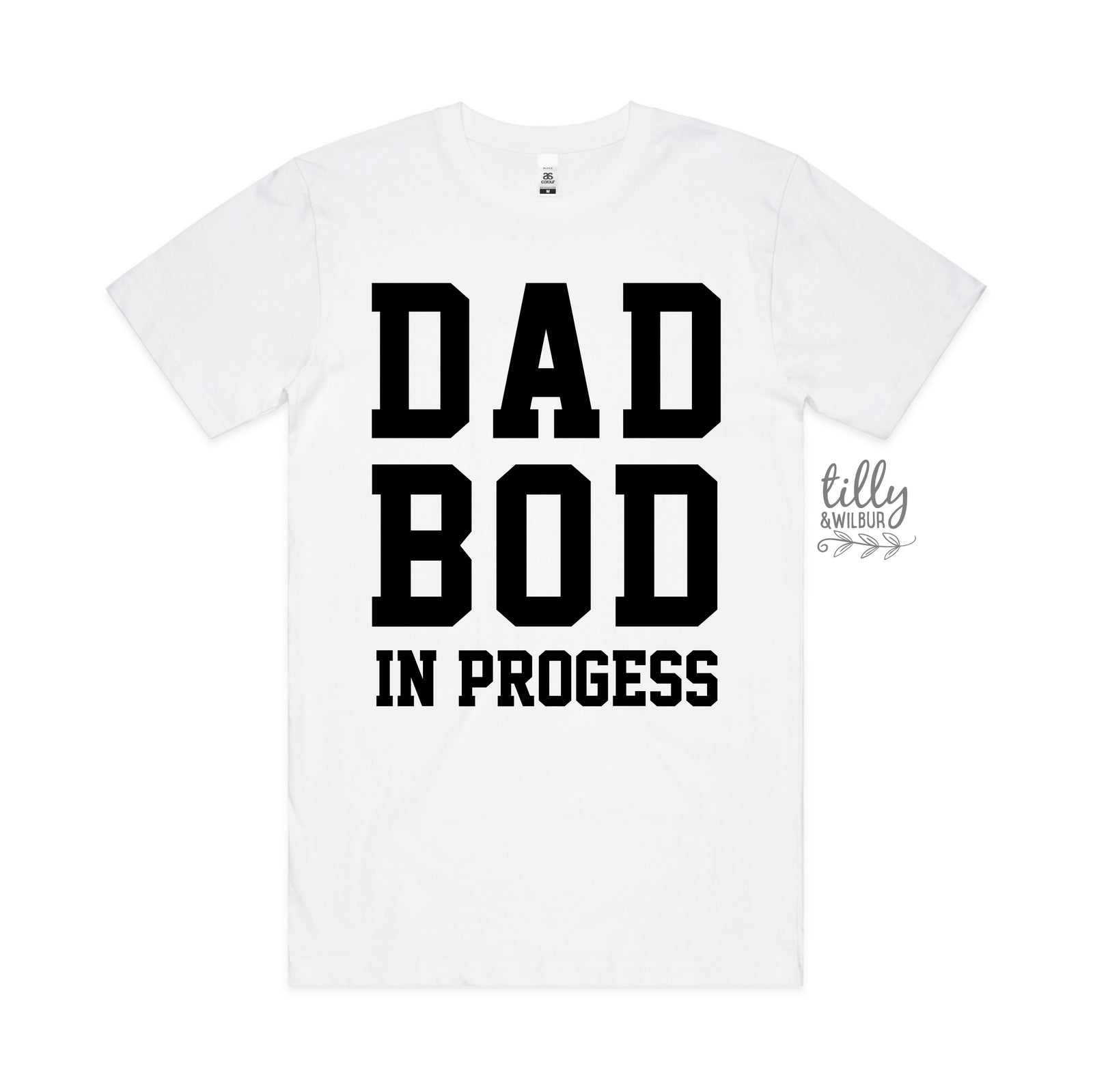 Dad Bod In Progress T-Shirt - Funny New Dad Gift