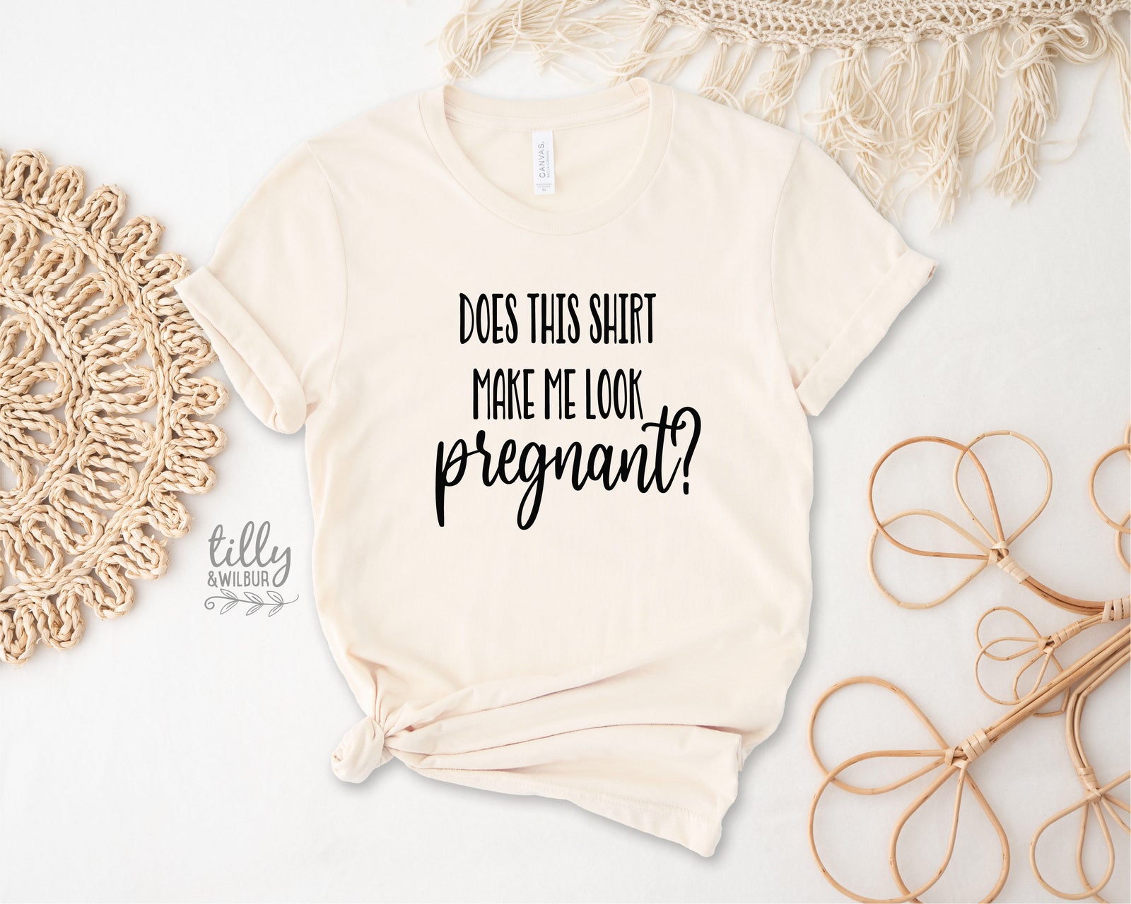 Does This T-Shirt Make Me Look Pregnant?