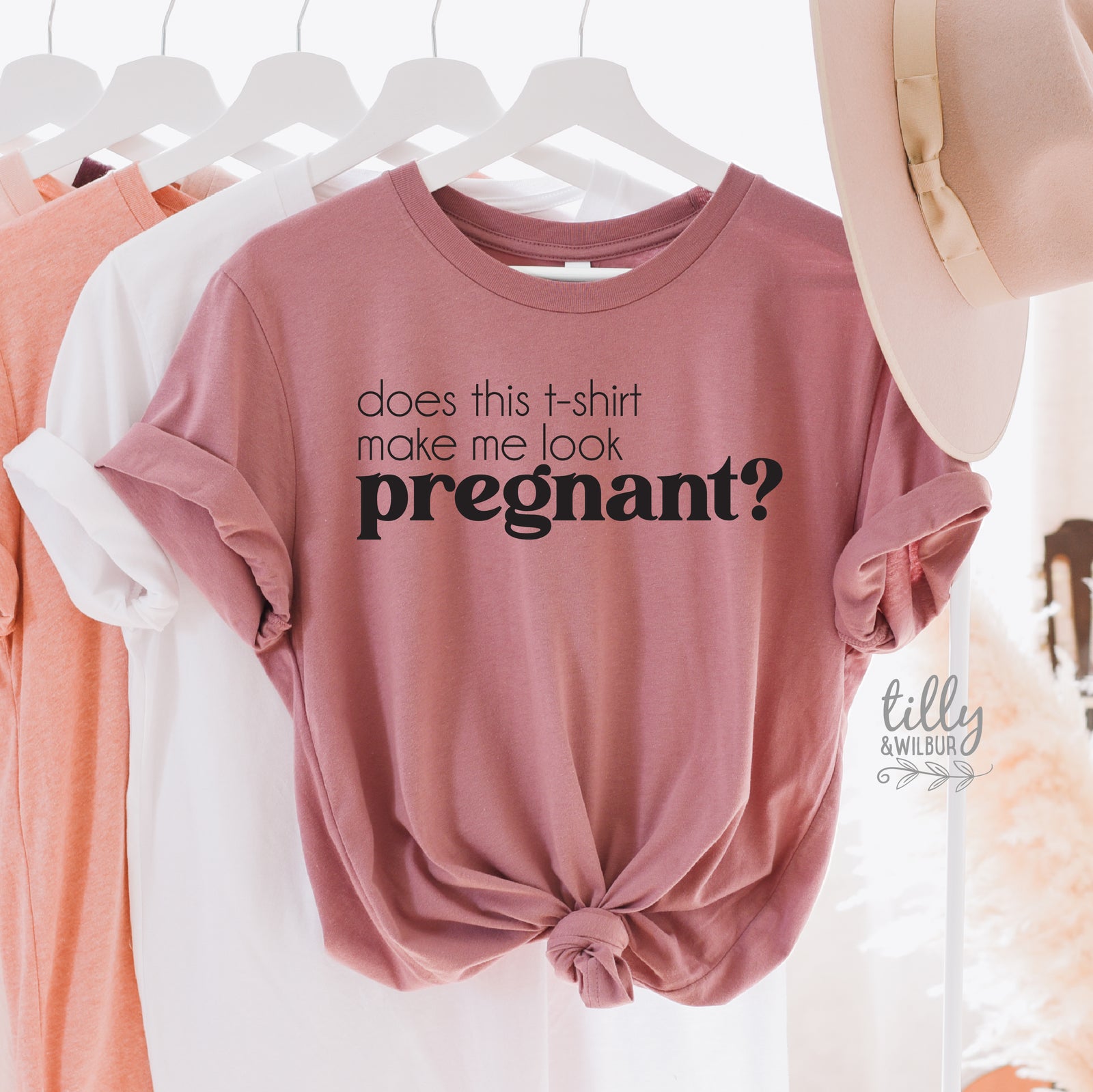 Does This T-Shirt Make Me Look Pregnant MORE COLOURS & STYLES