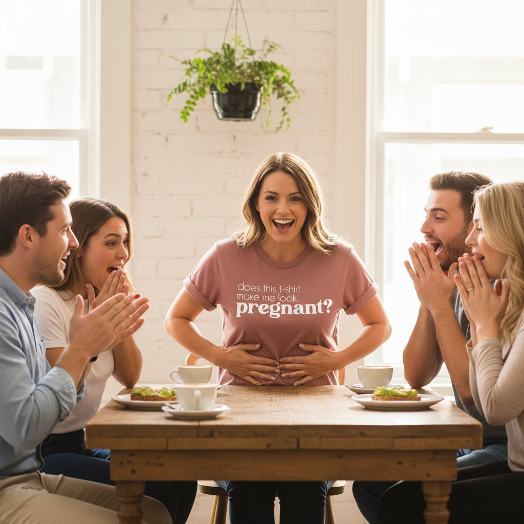 Does This T-Shirt Make Me Look Pregnant MORE COLOURS & STYLES