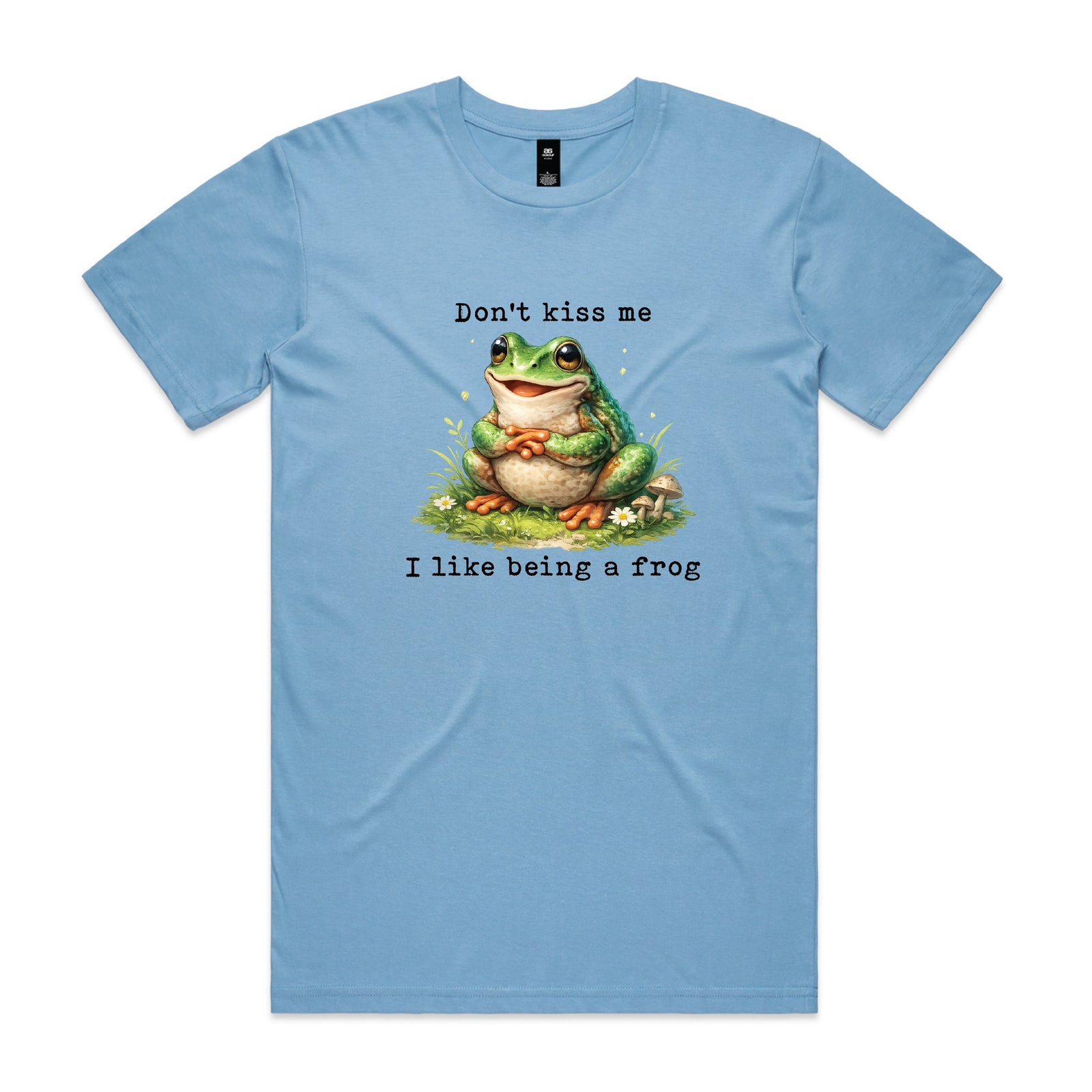Don't Kiss Me I Like Being A Frog T-Shirt - Funny Frog Tee