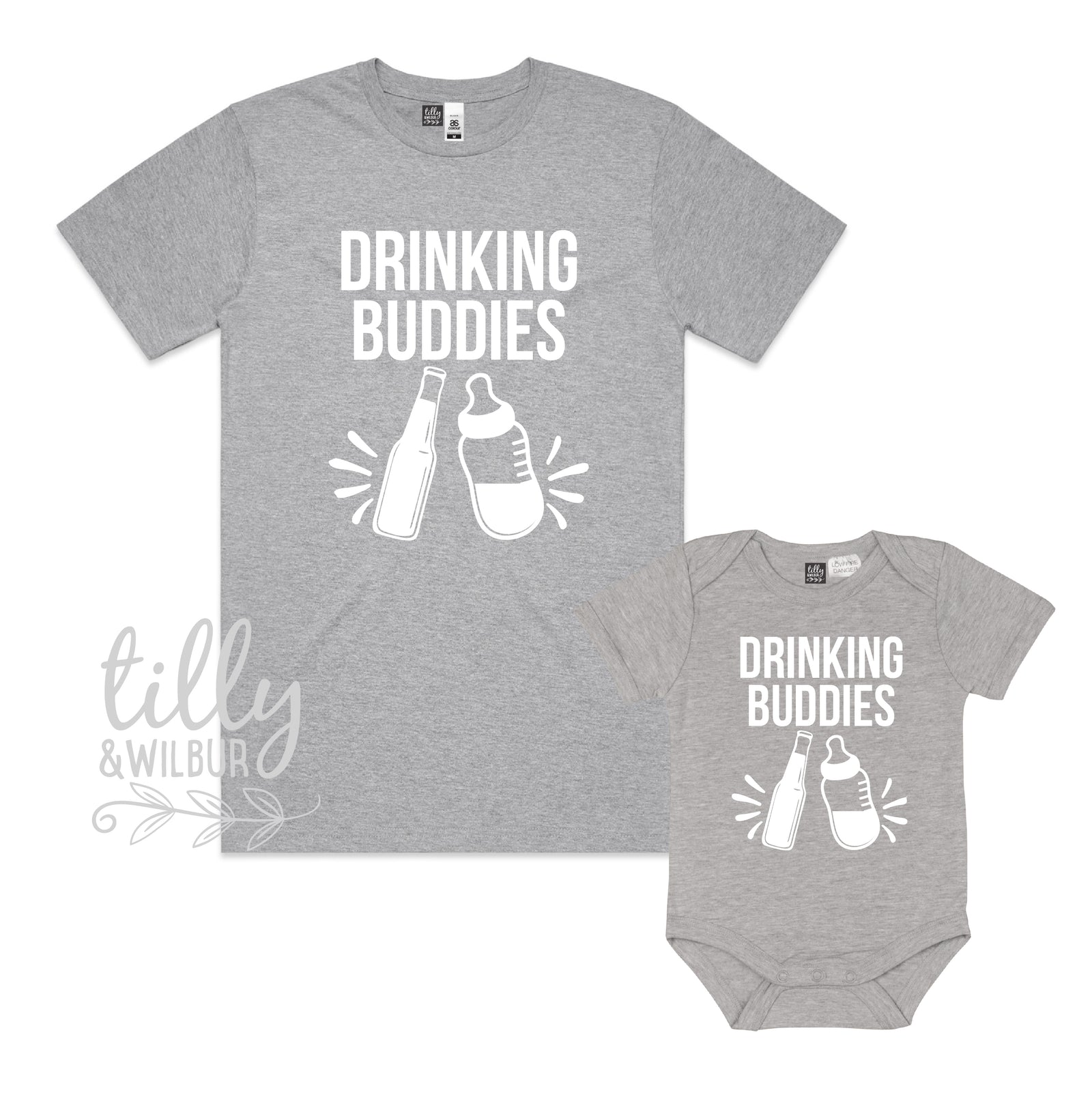 Drinking Buddies Beer & Bottle (MORE COLOURS & STYLES)