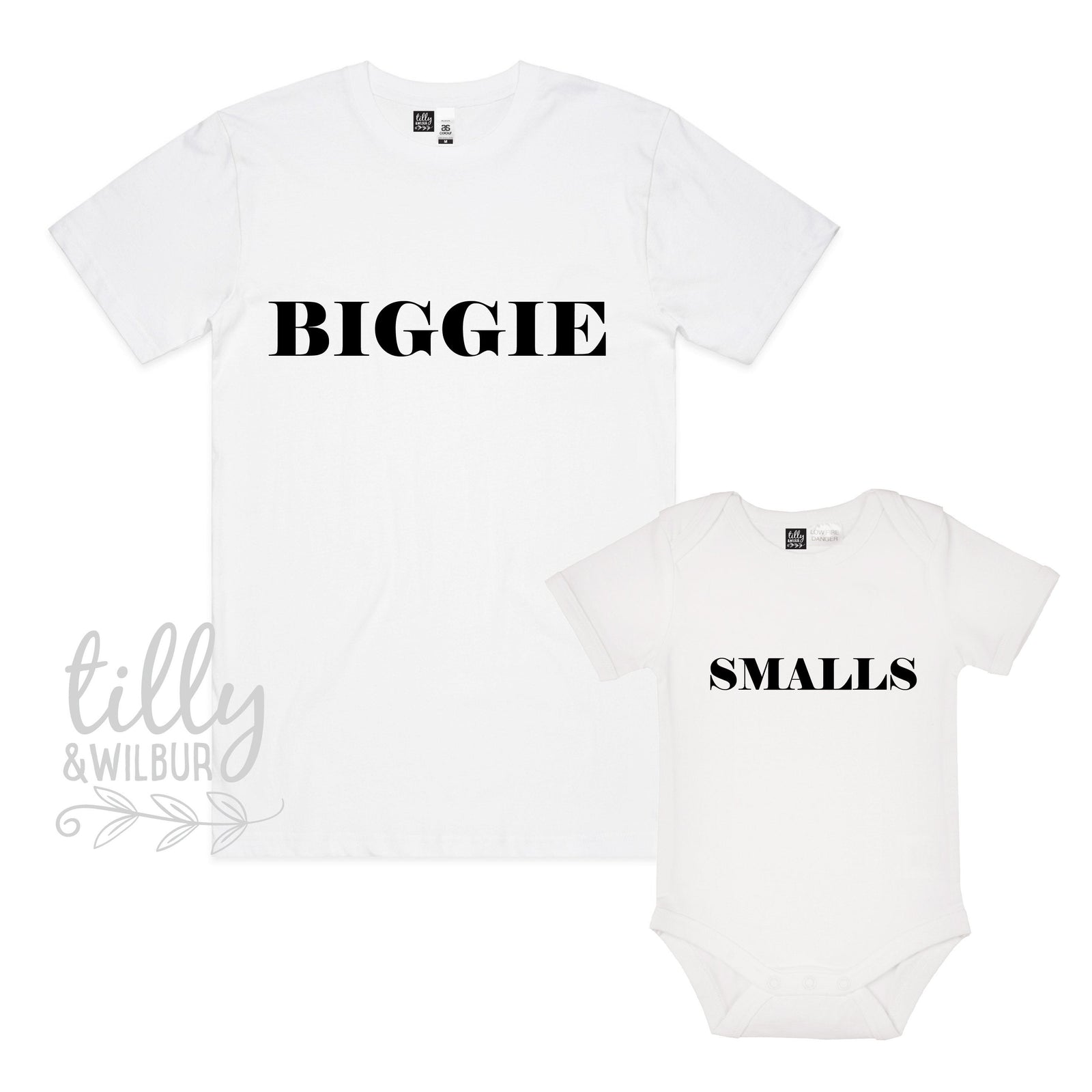 Biggie Smalls Father Son Matching Shirts (MORE COLOURS & STYLES)