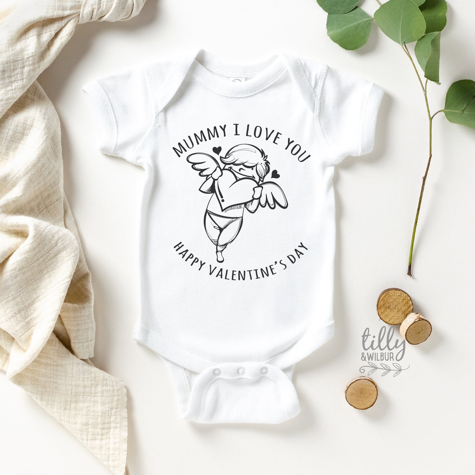 Mummy I Love You Happy Valentine's Day Cupid