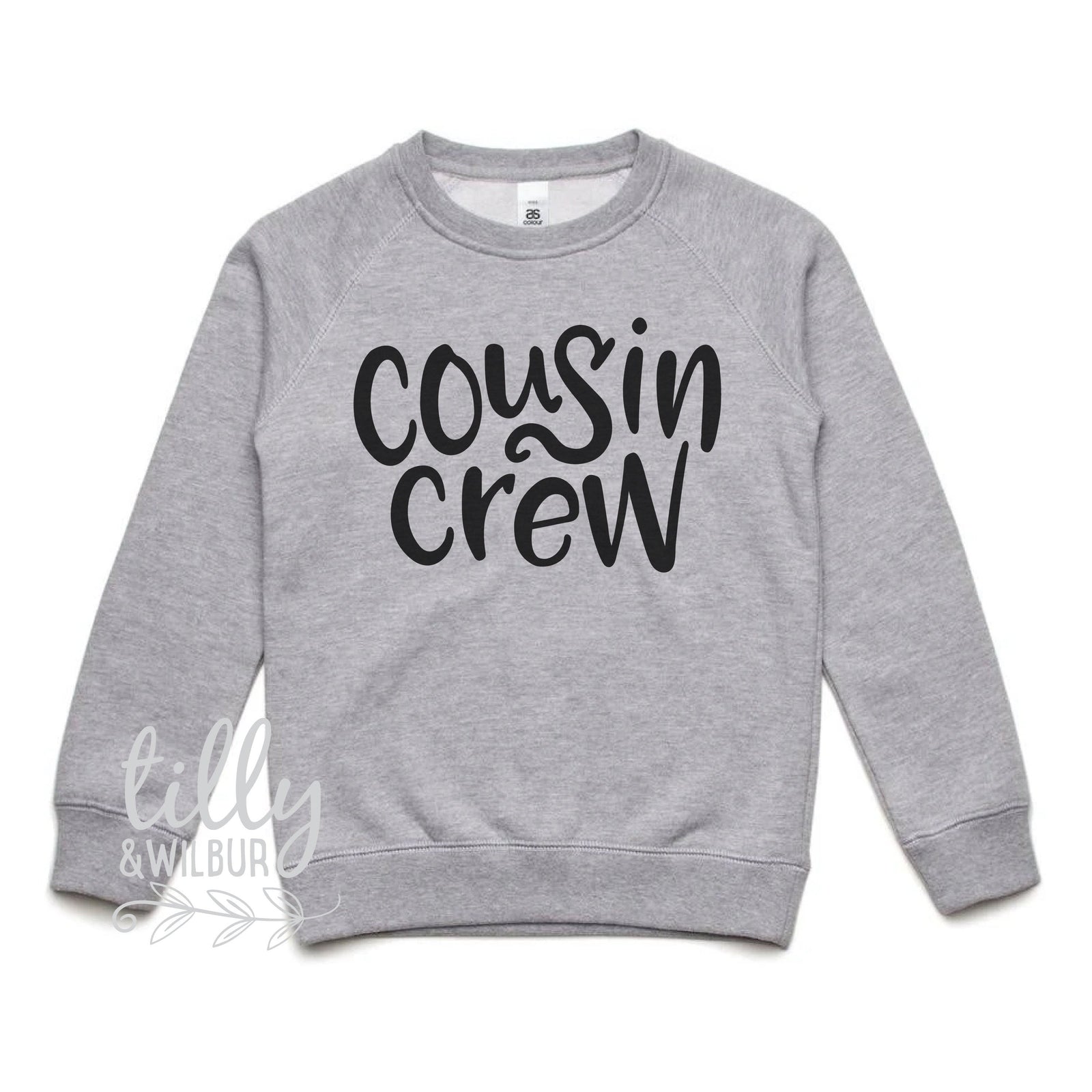 Cousin Crew, Black Print (MORE COLOURS & STYLES)