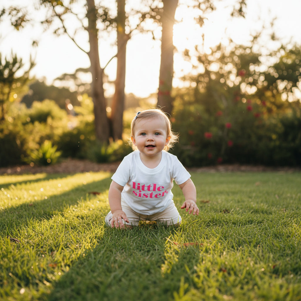 Little Sister Shirt | Matching Sibling Outfit | Baby Bodysuit | All Sizes & Colours