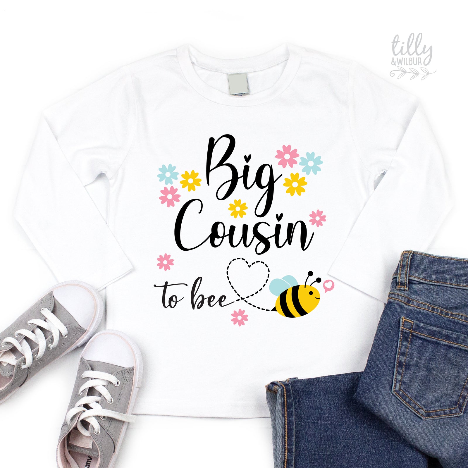 Big Cousin To Bee T-Shirt - Cousin Announcement Bee Tee