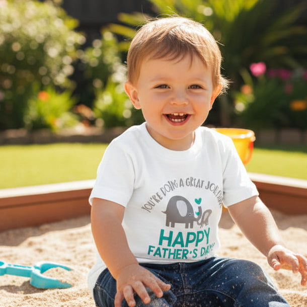 Kids Father's Day T-Shirt – You're Doing A Great Job Daddy