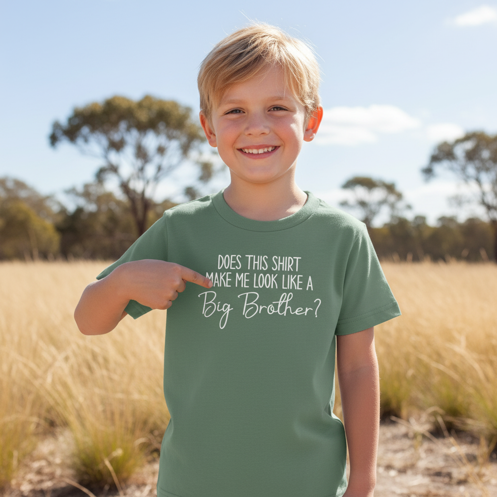 Big Brother T-Shirt – Does This Shirt Make Me Look Like A Big Brother