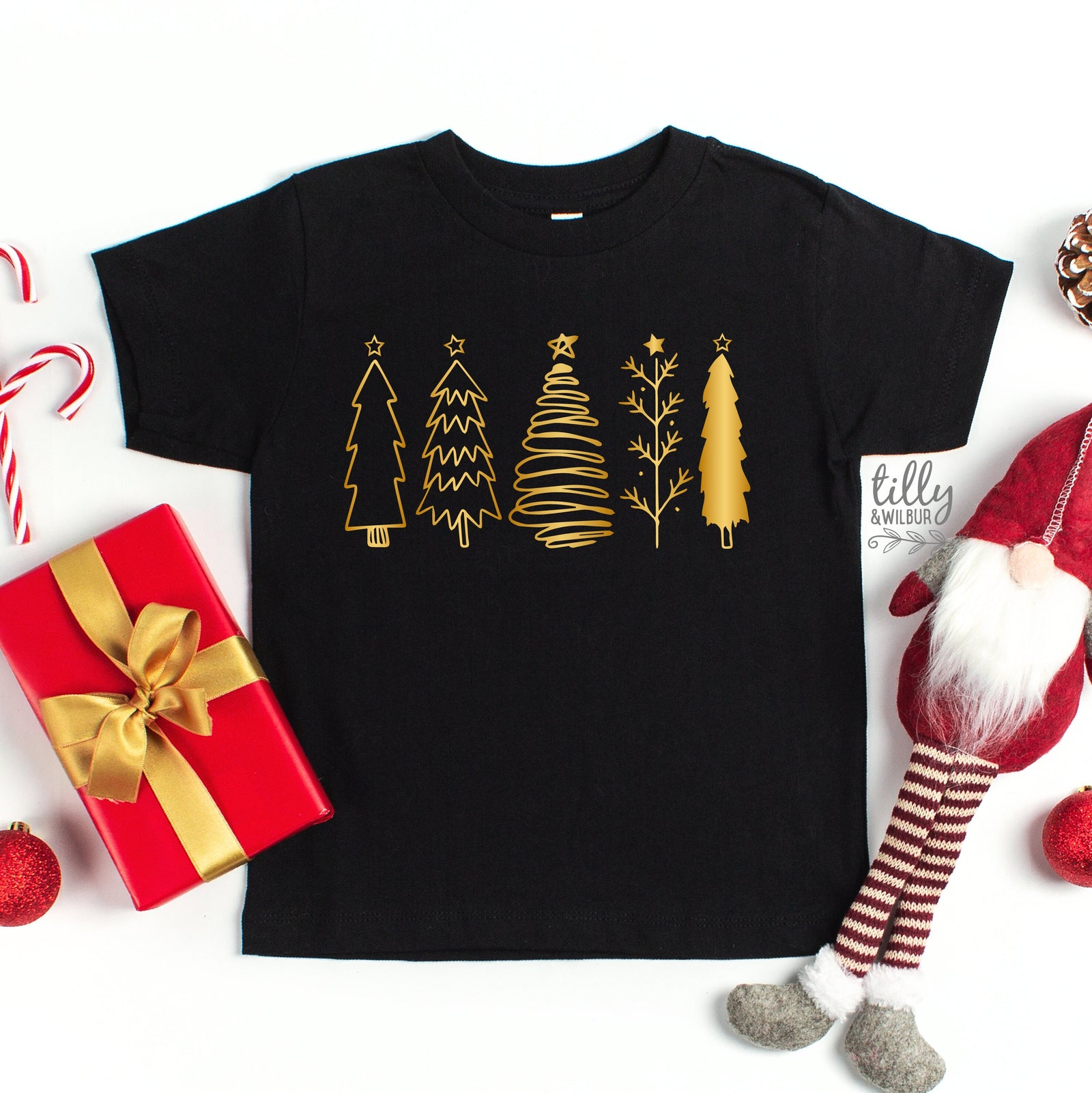 Gold Christmas Trees (MORE COLOURS & STYLES)