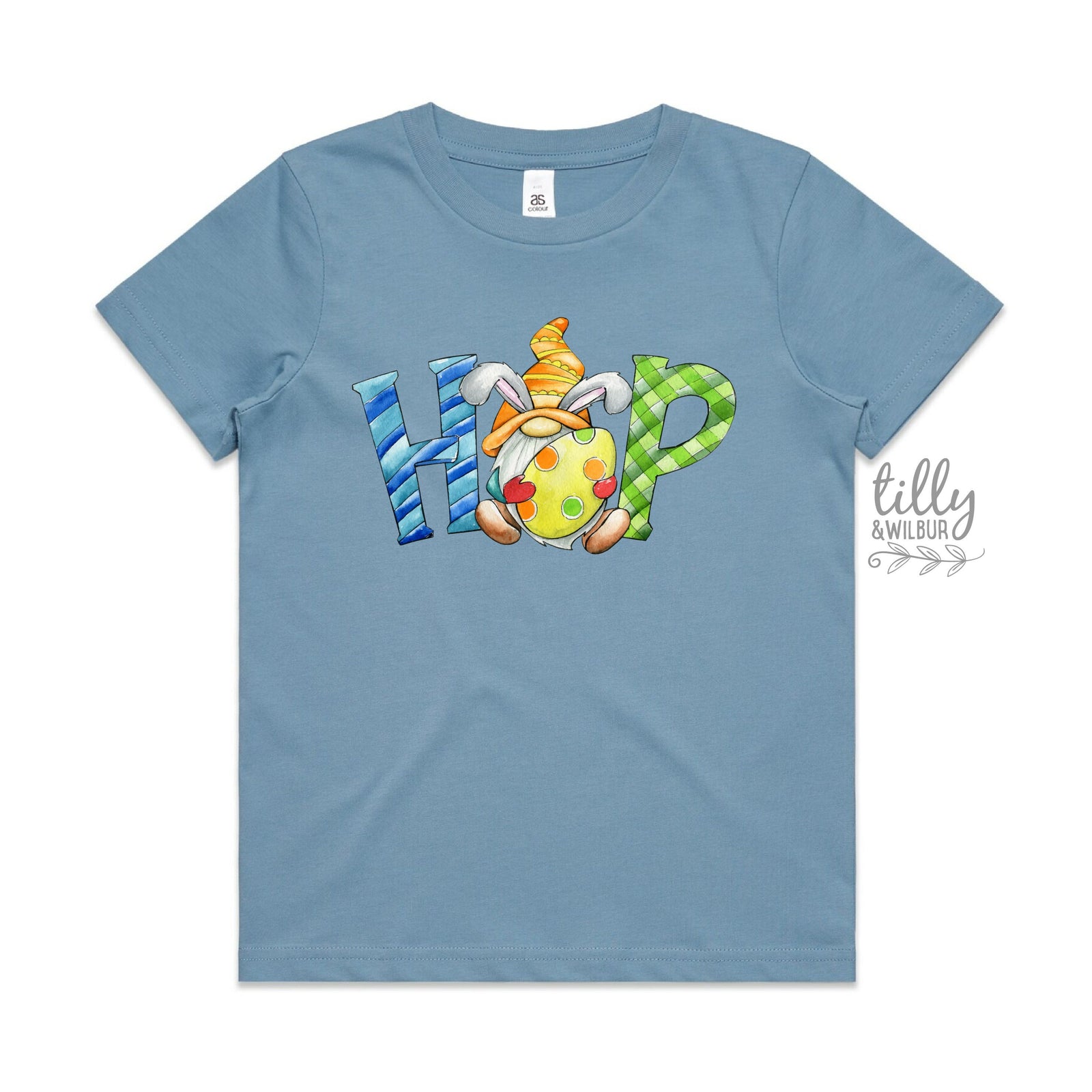 HOP Easter Gnome Shirt | Kids Easter Shirt | Easter Egg Hunt Shirt | Baby Toddler Easter Outfit Australia