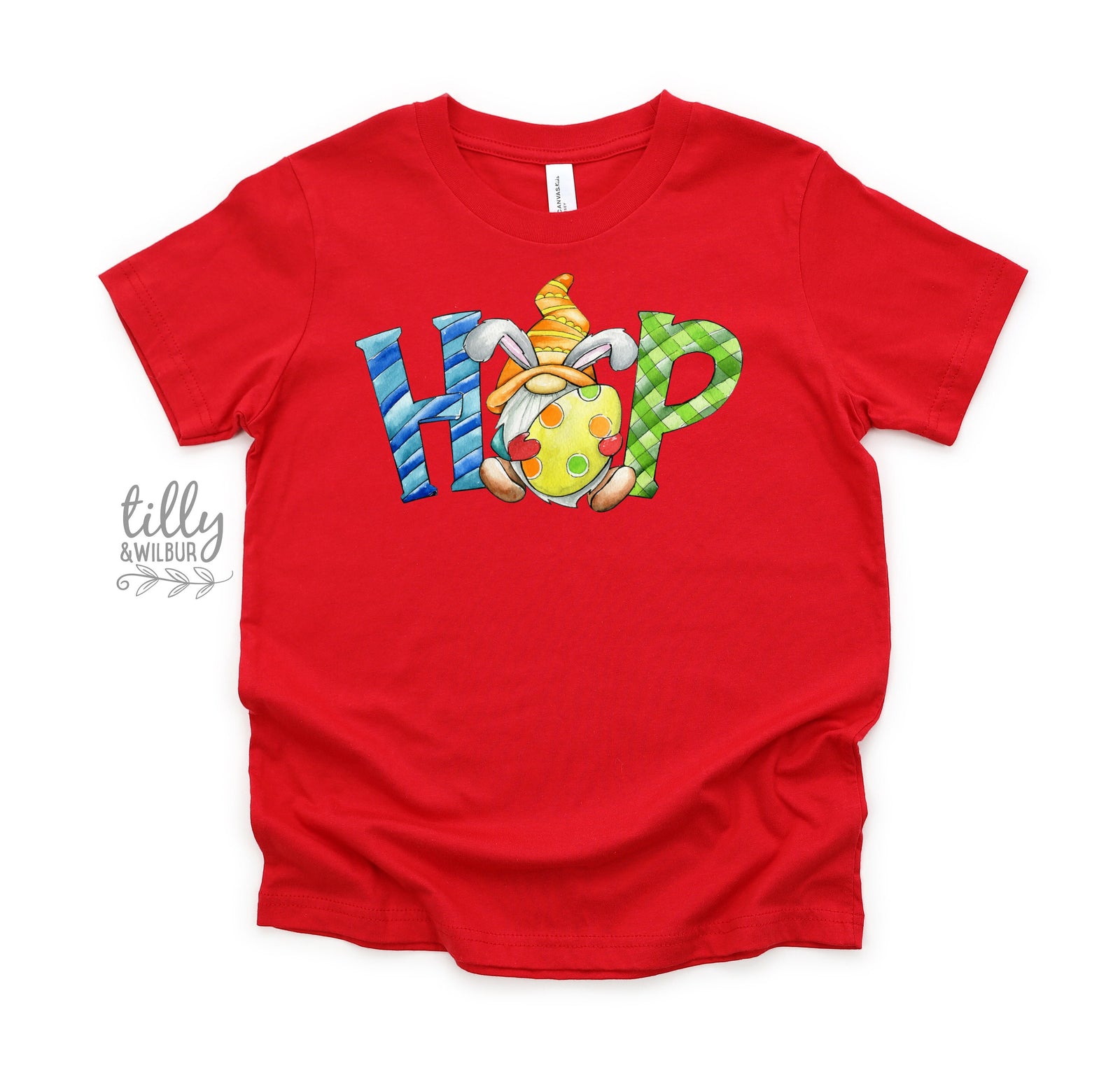 HOP Easter Gnome Shirt | Kids Easter Shirt | Easter Egg Hunt Shirt | Baby Toddler Easter Outfit Australia