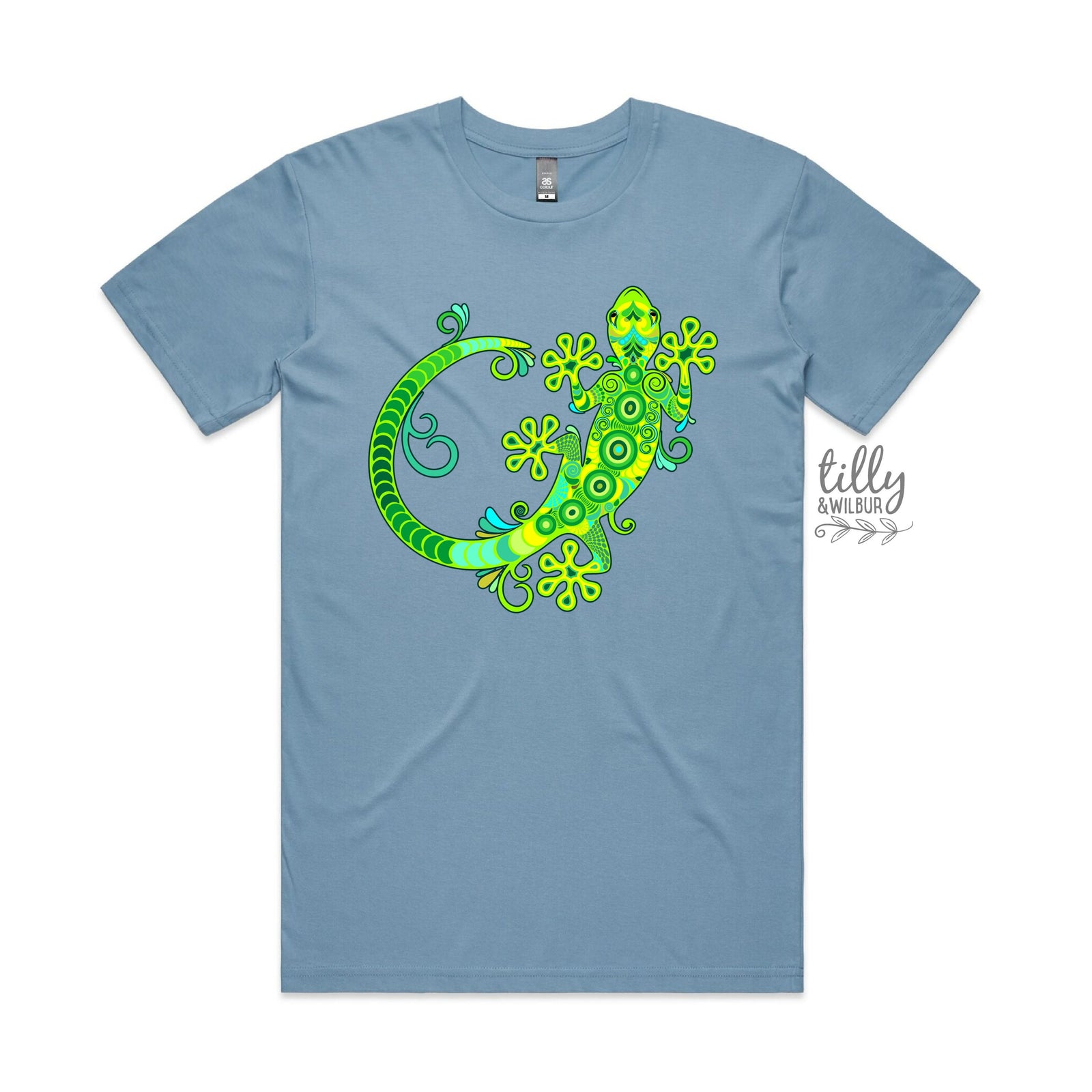 Gecko T-Shirt - Vibrant Decorative Gecko Tee