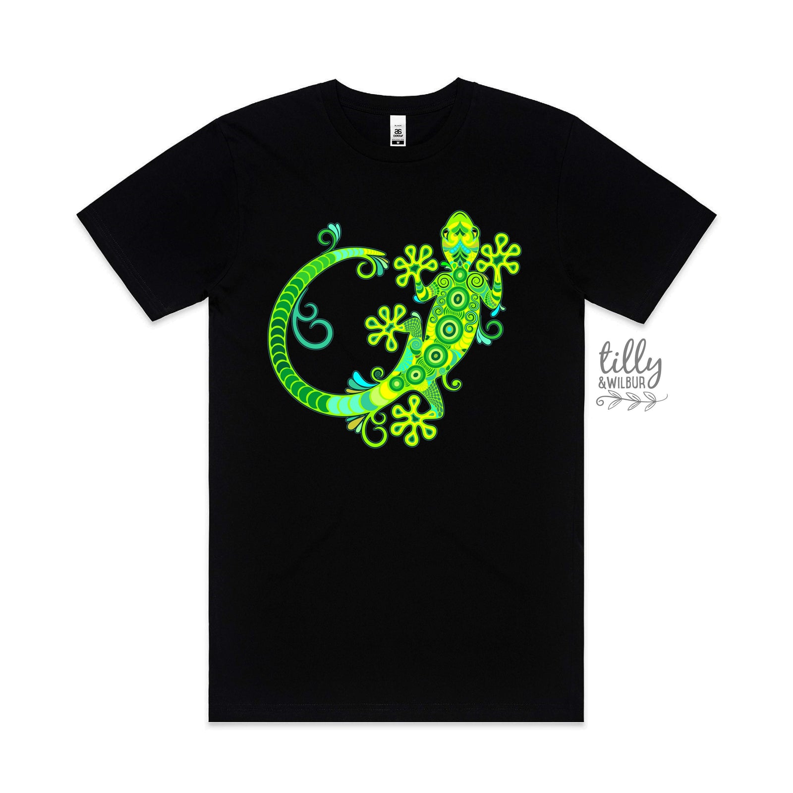 Gecko T-Shirt - Vibrant Decorative Gecko Tee