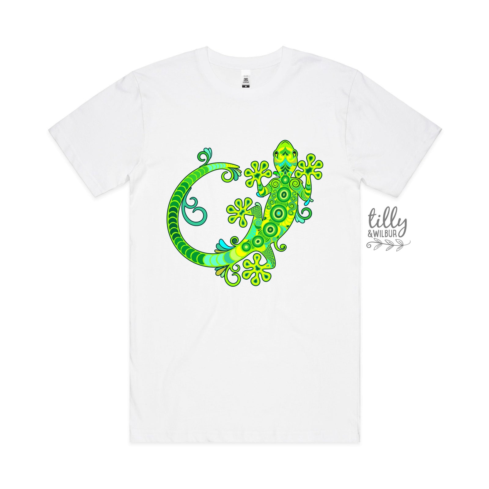 Gecko T-Shirt - Vibrant Decorative Gecko Tee