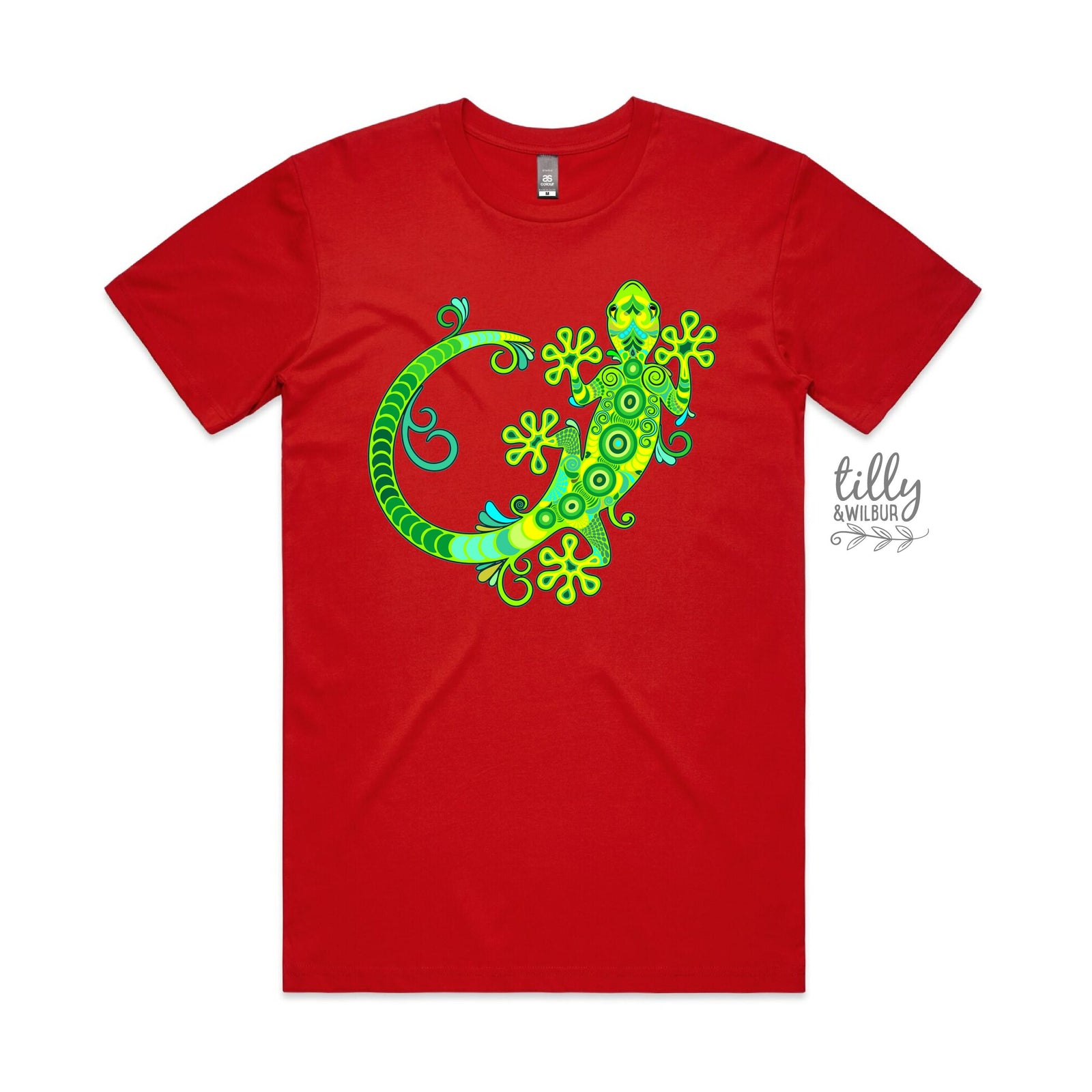 Gecko T-Shirt - Vibrant Decorative Gecko Tee