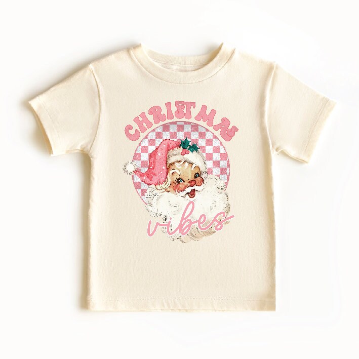 *MORE COLOURS AVAILABLE* Christmas Vibes T-Shirt Pink