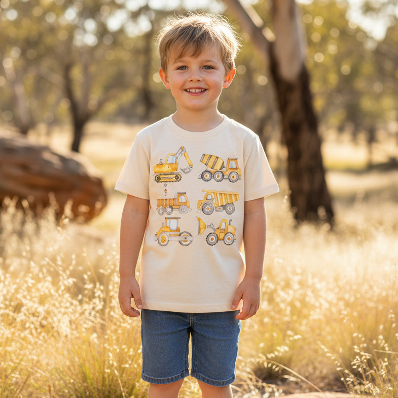 Construction T-Shirt, Digging It T-Shirt, Digger T-Shirt, Construction Vehicles T-Shirt, Building T-Shirt, Trucks And Diggers T-Shirt