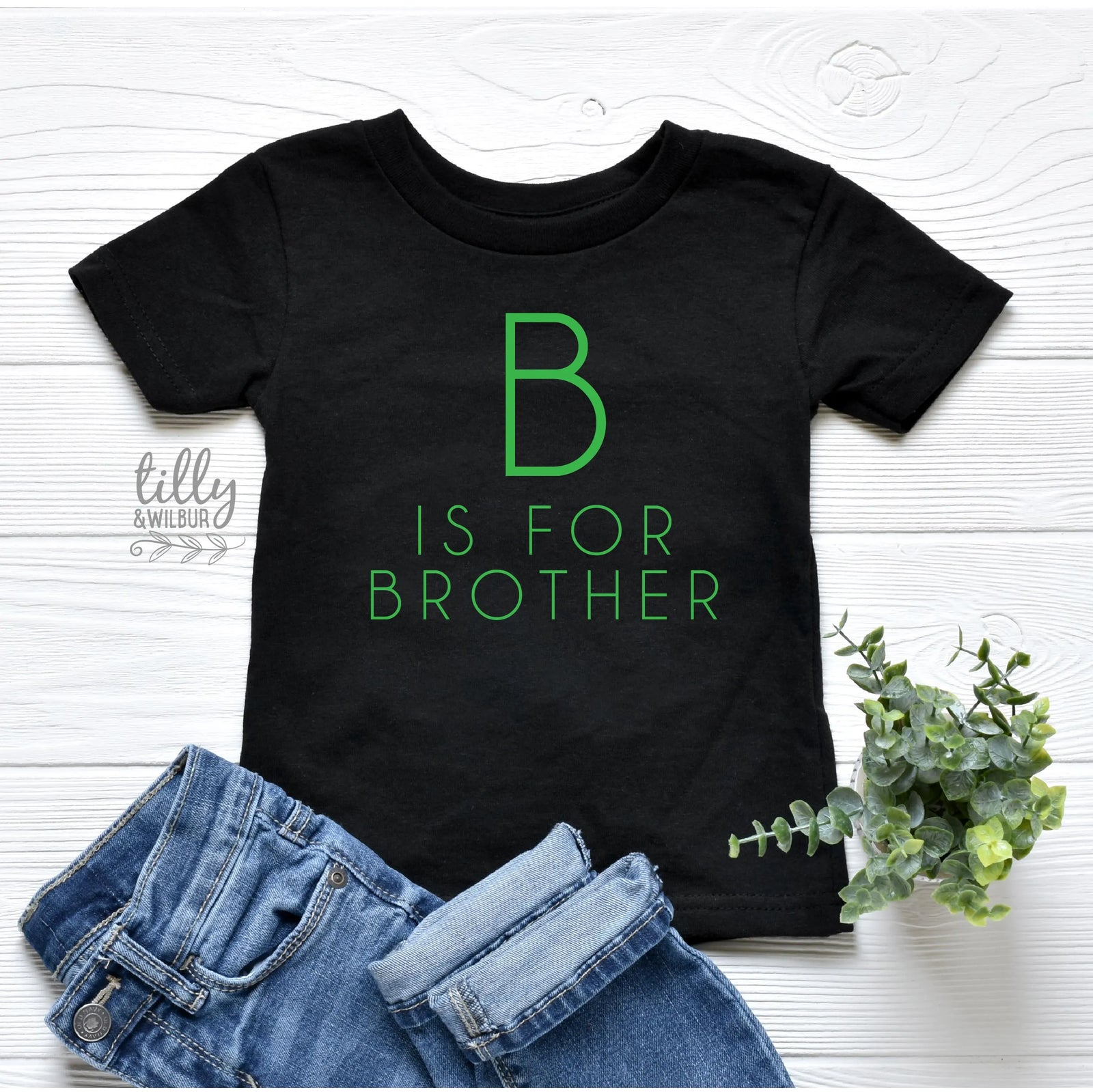 B Is For Brother T-Shirt - Brother Kids Tee