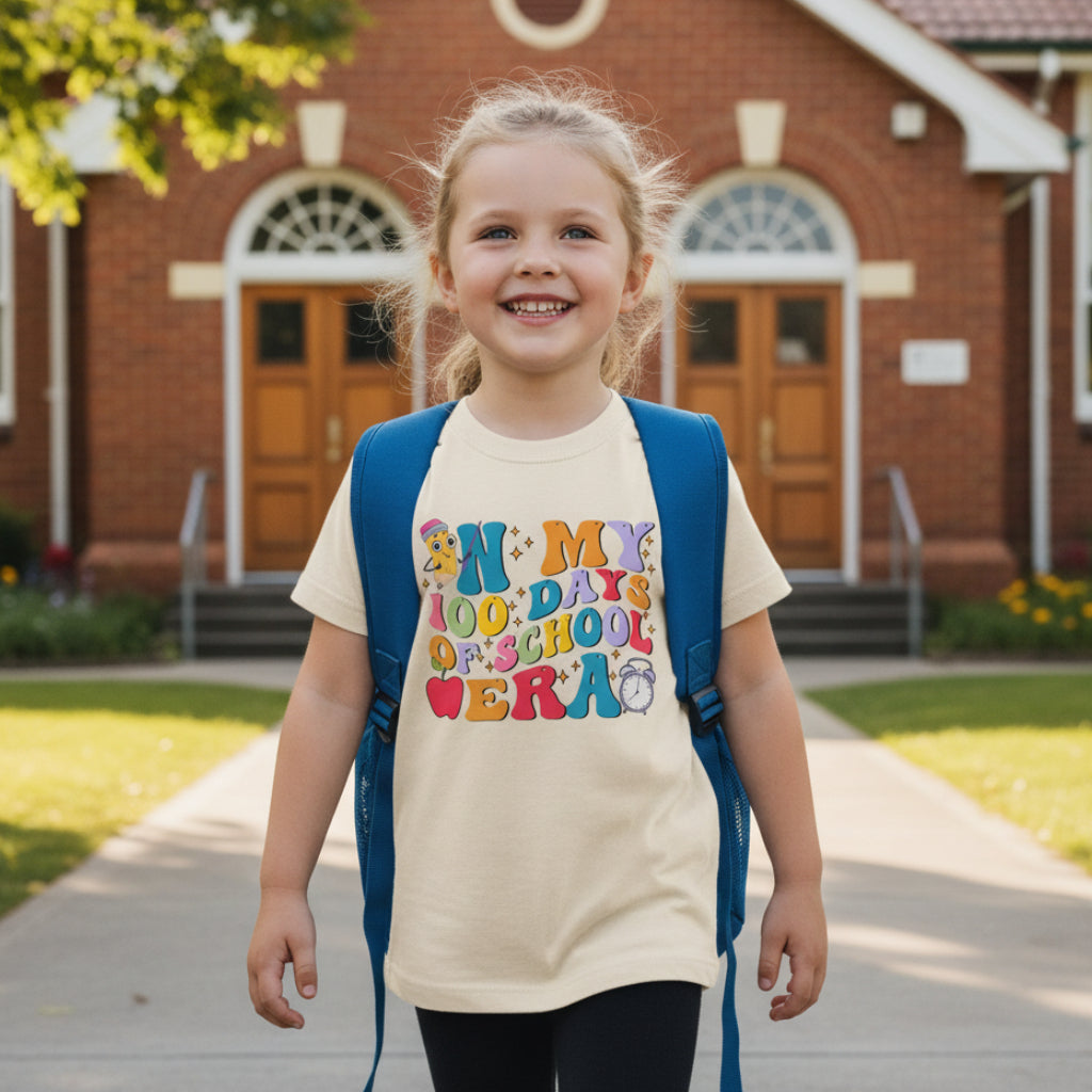 100 Days Of School T-Shirt – In My 100 Days Of School Era Tee