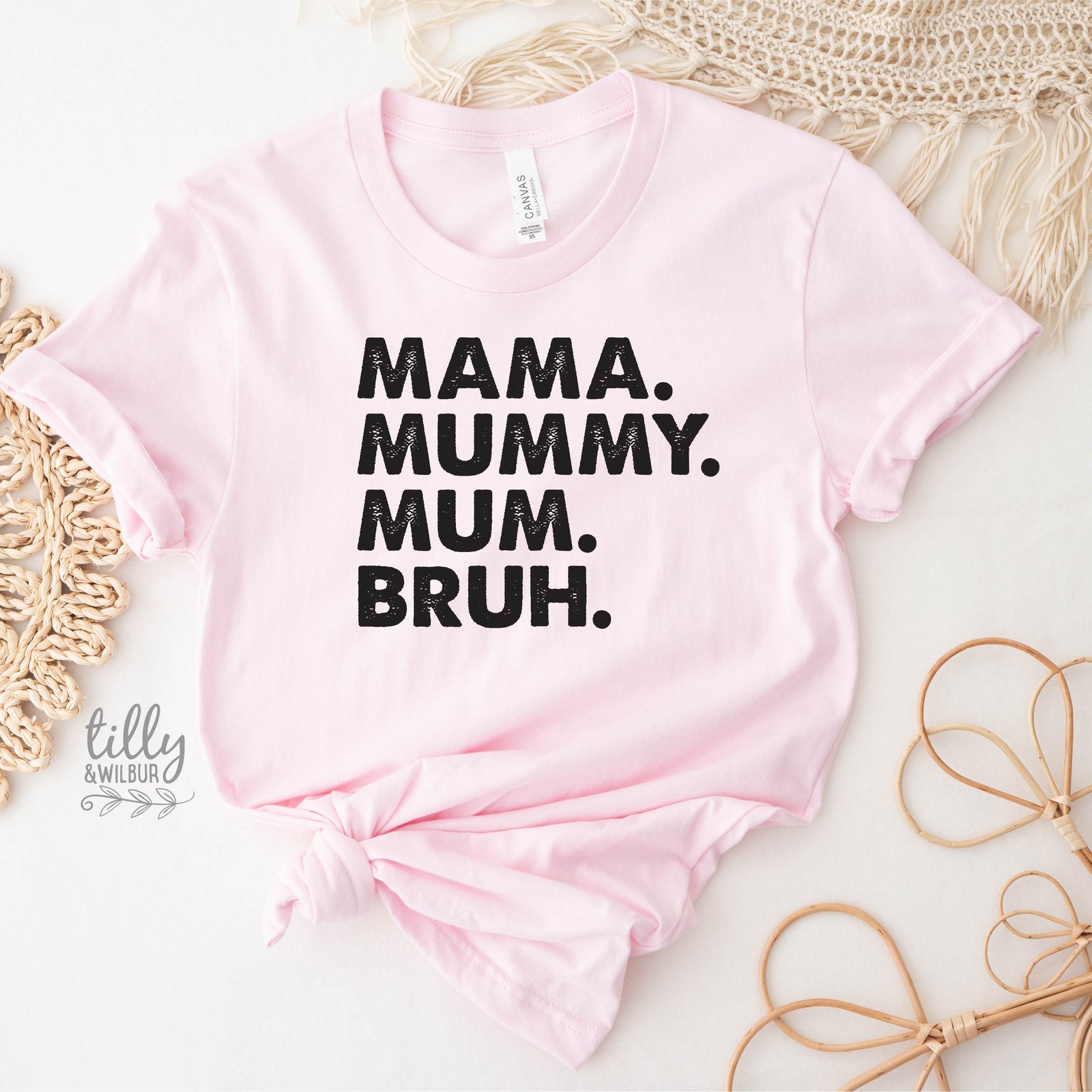 Mama Mummy Mum Bruh Shirt | Funny Mum Life Tee | Boy Mum T-Shirt Australia