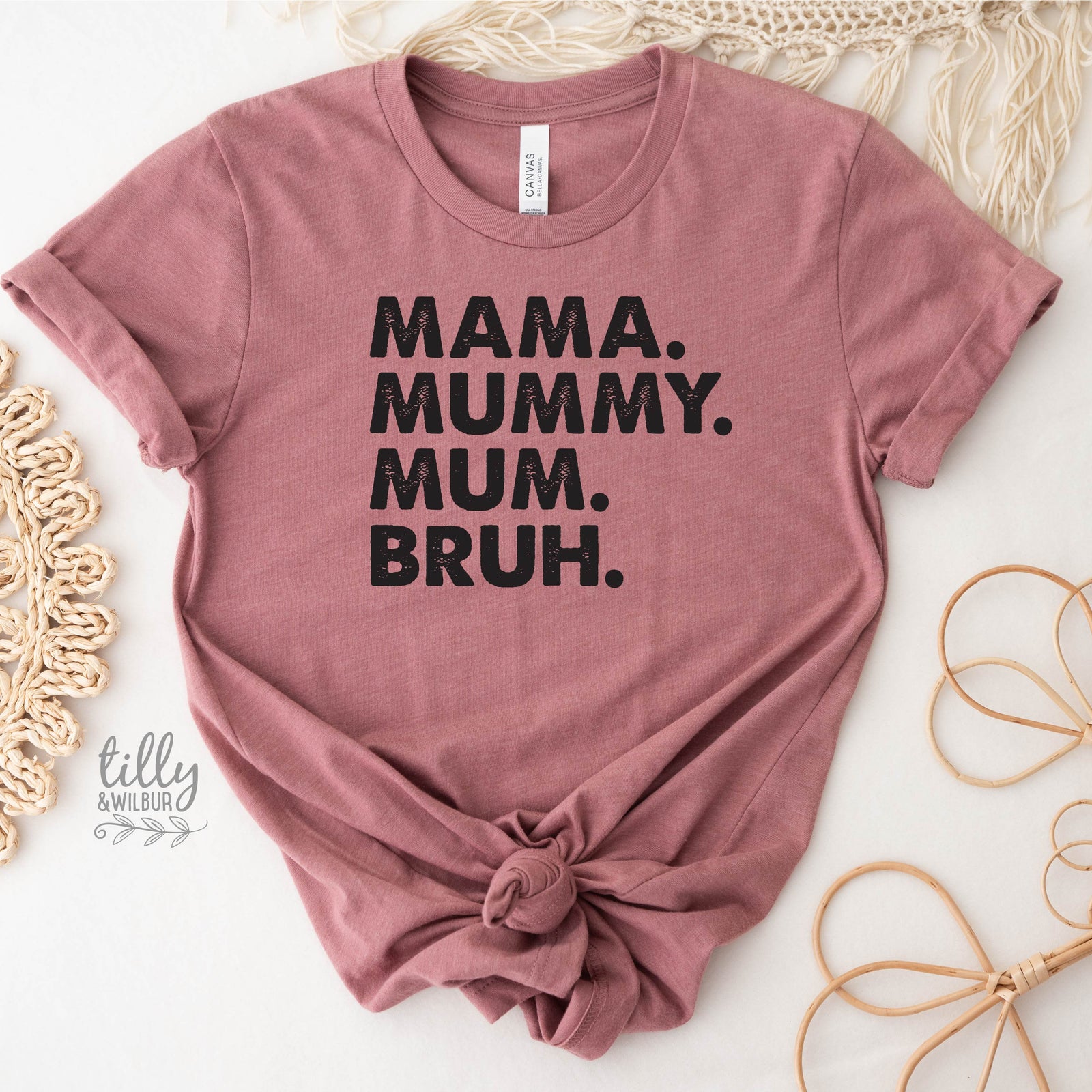 Mama Mummy Mum Bruh Shirt | Funny Mum Life Tee | Boy Mum T-Shirt Australia