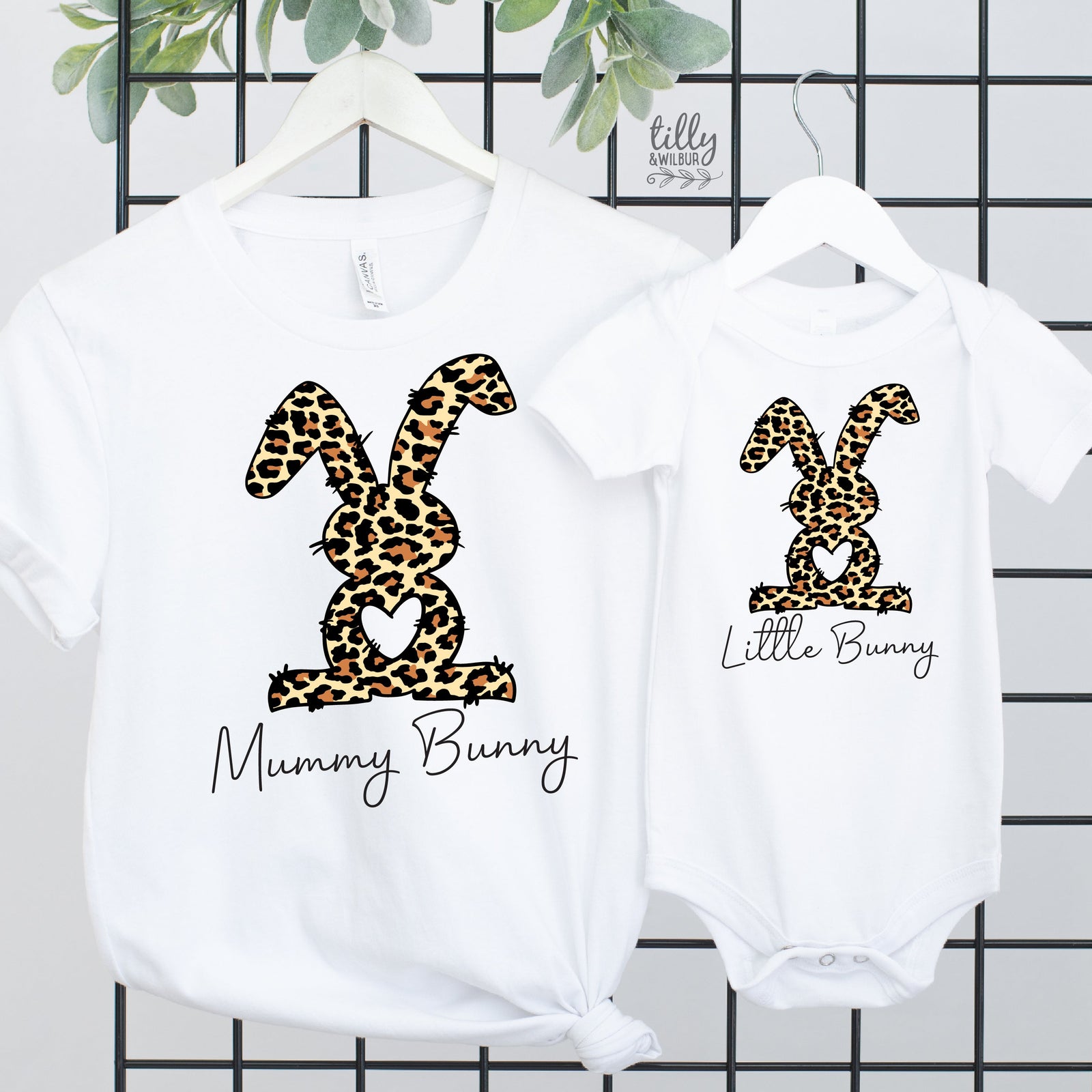 matching easter bunny mum baby outfit leopard bunny mummy and me easter shirts australia
