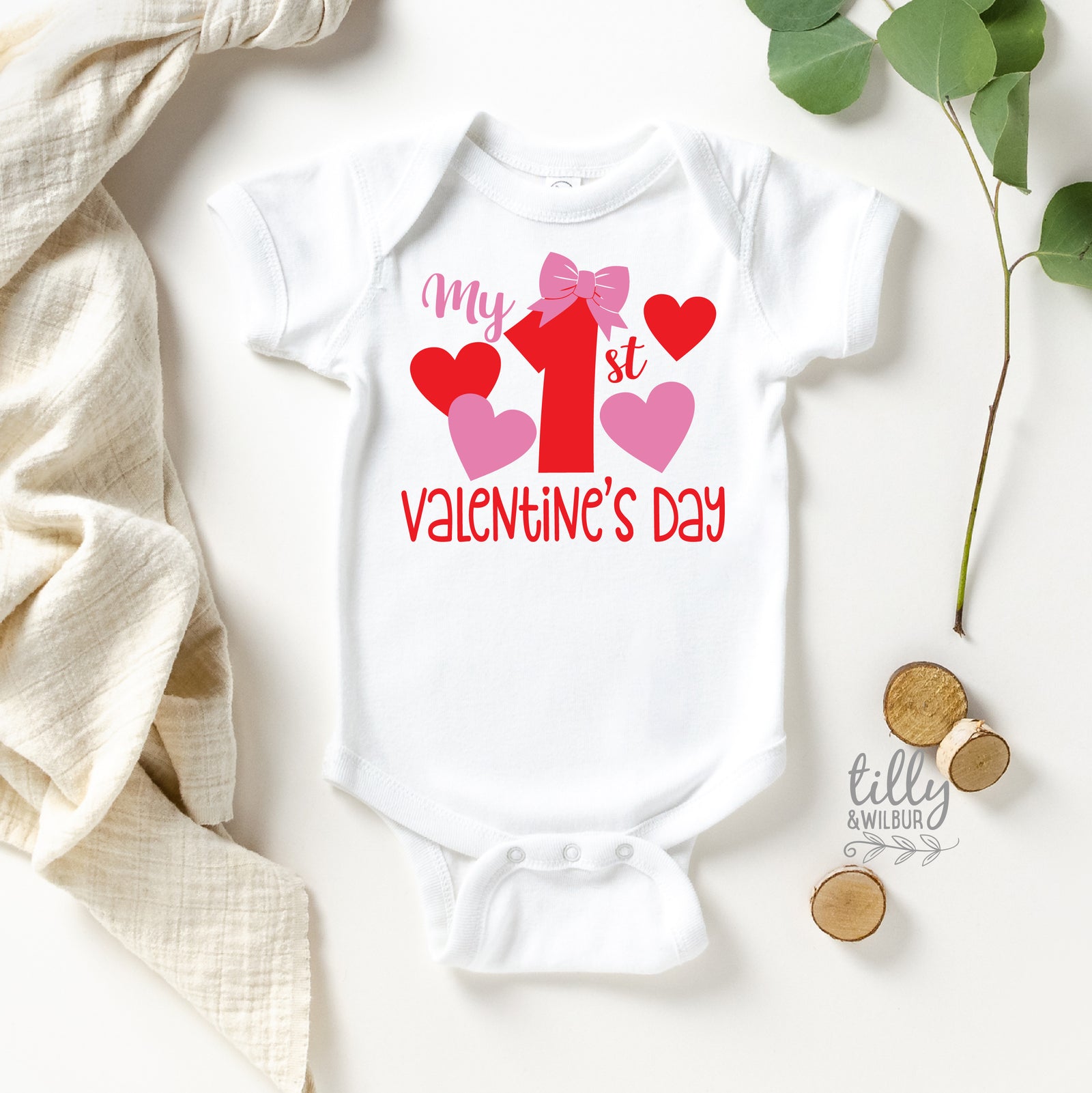 My 1st Valentine's Day, Hearts & Bows