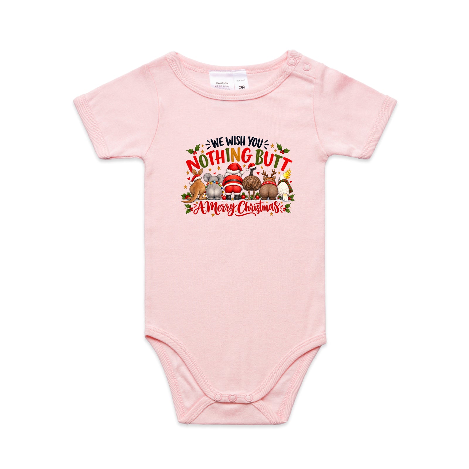 Nothing Butt A Merry Christmas Australian Animals T-Shirt