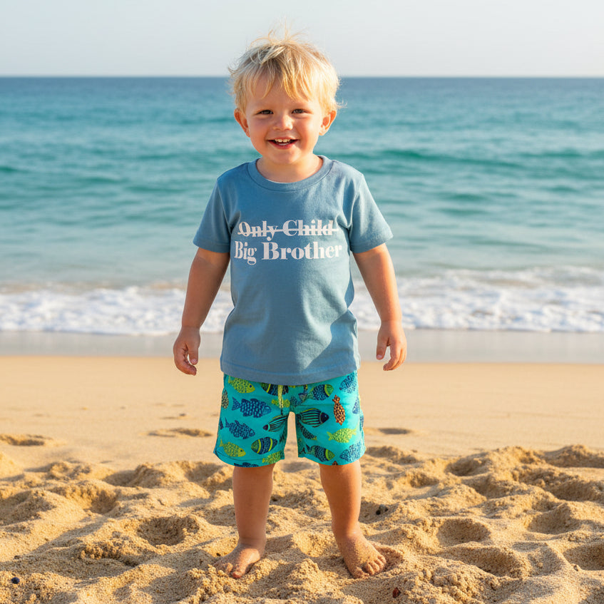 big brother shirt Australia only child promotion tee blue