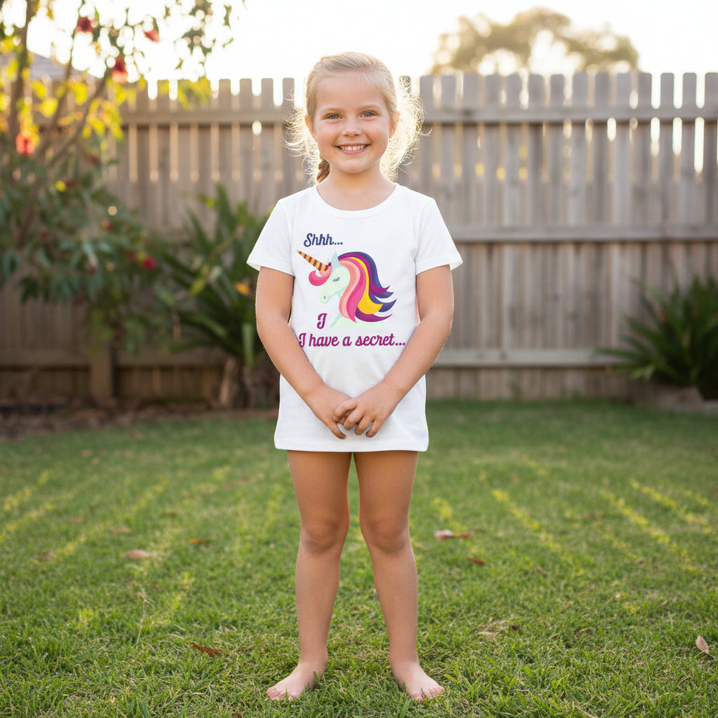 Unicorn Big Sister Announcement T-Shirt – Reveal Tee
