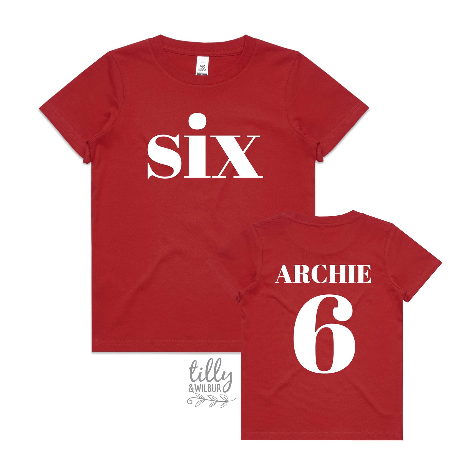 Six With Custom Name