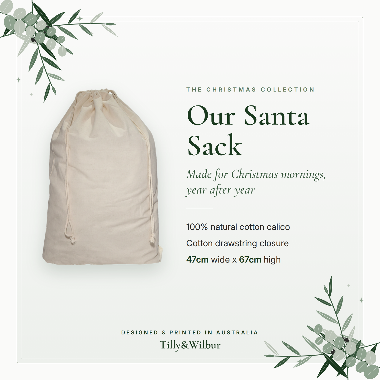 Personalised Christmas Santa Sack - Custom Name