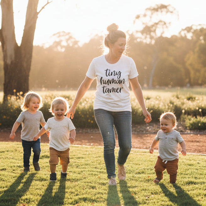 Tiny Human Tamer Shirt | Mother’s Day Gift for Mum | Mum T-Shirt Australia | Gift for Mum | All Colours & Styles