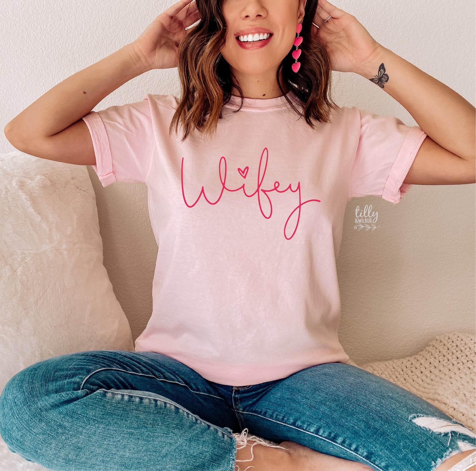 Wifey Hoodie | Wifey Shirt | Wife Sweatshirt | Cute Wife Gift | Bridal Hoodie | Wife Shirt Australia