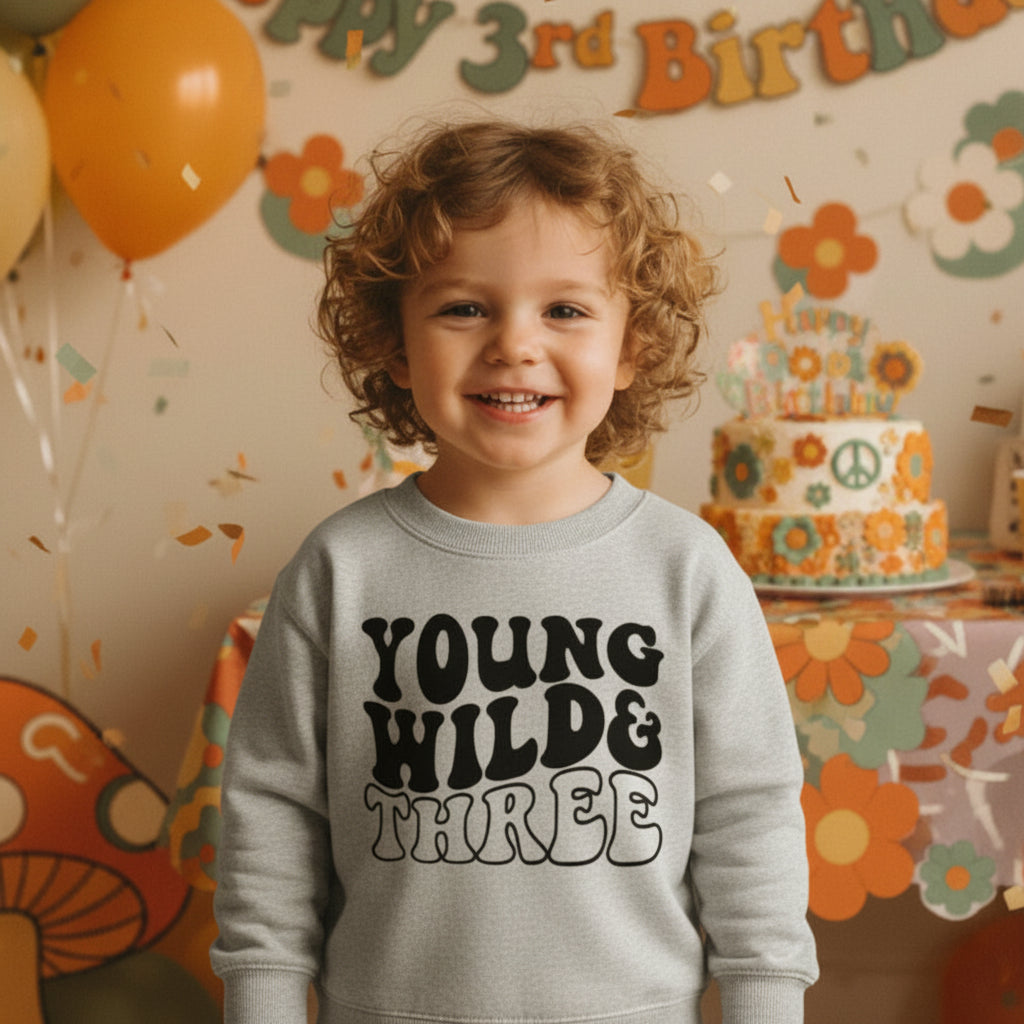 Young Wild & Three |3rd Birthday | MORE COLOURS AND STYLES