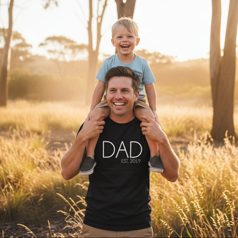 Dad Est. Personalised Year T-Shirt