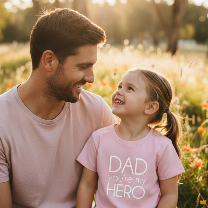 Dad You're My Hero – Kids' Tee or Sweatshirt