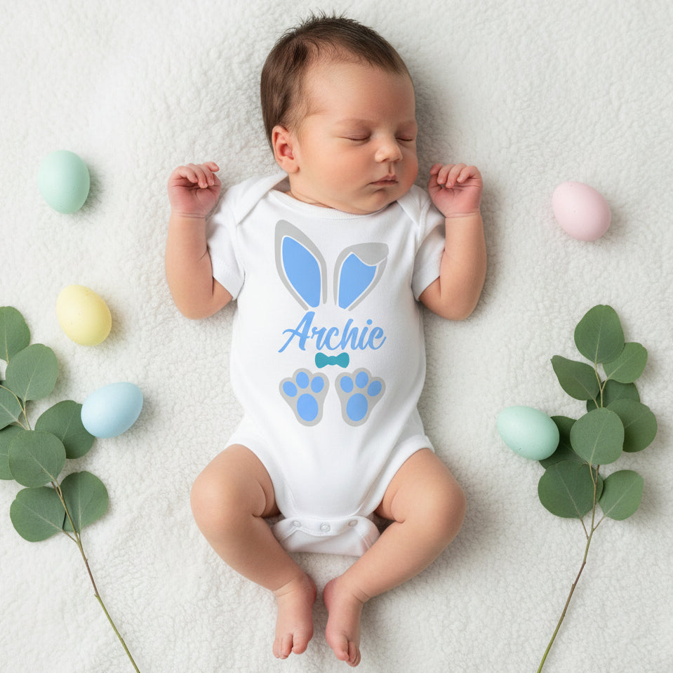 personalised easter bunny family shirts matching baby kids adults outfit australia