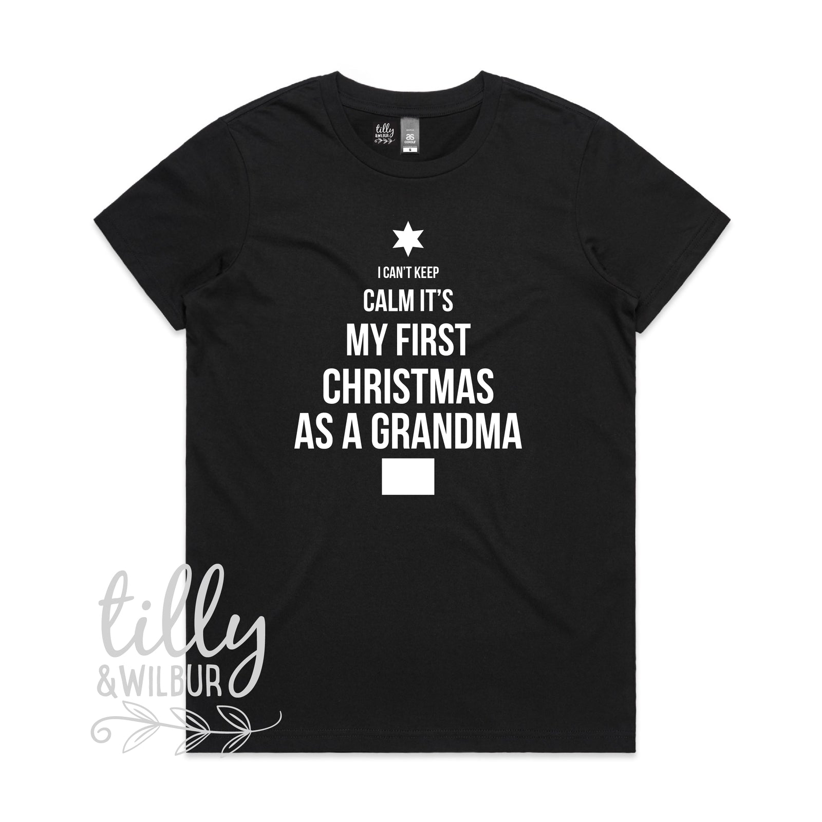 I Can't Keep Calm It's My First Christmas As A Grandma